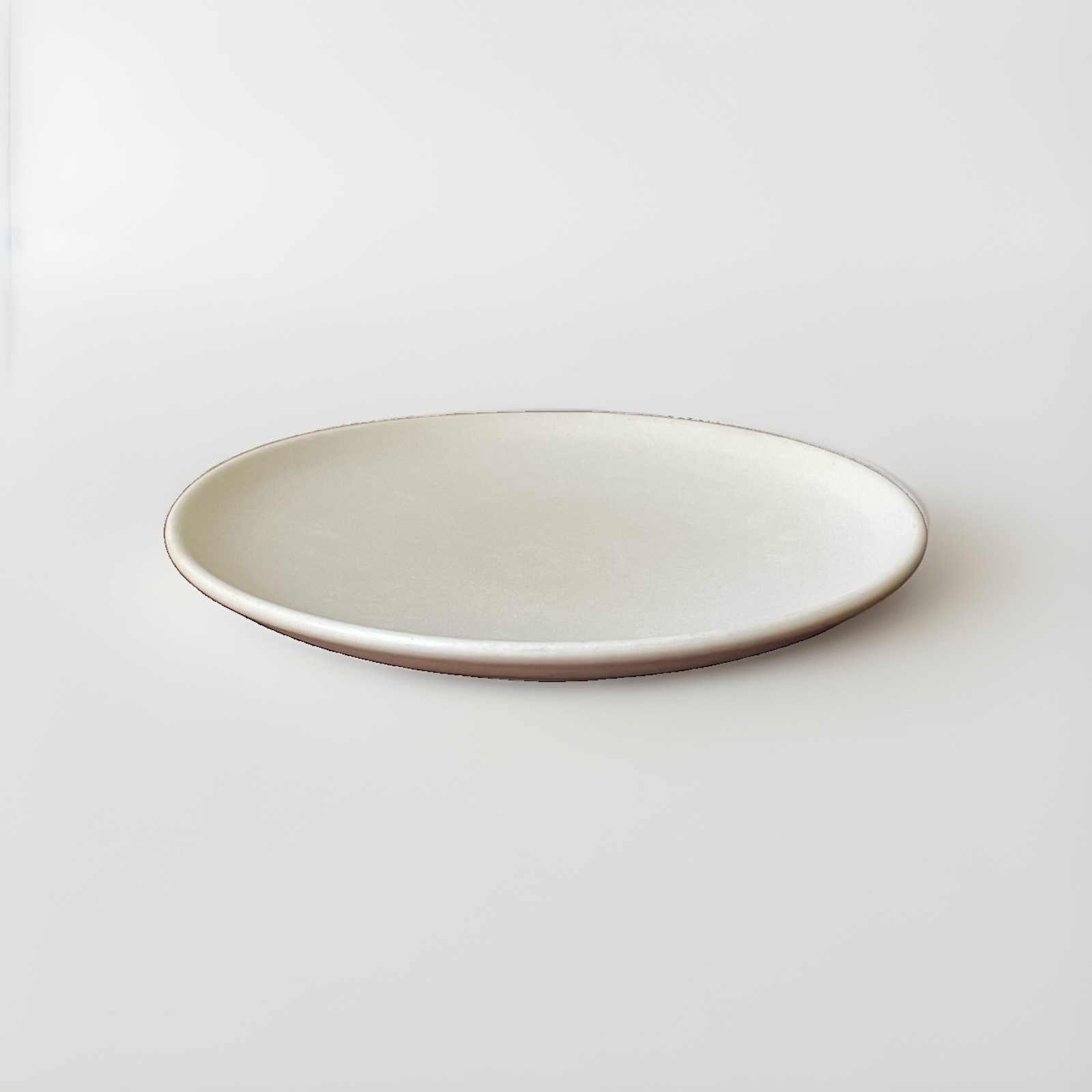 Vintage Heath Ceramics Discontinued Rare Linen Glaze White Clay Salad Plate