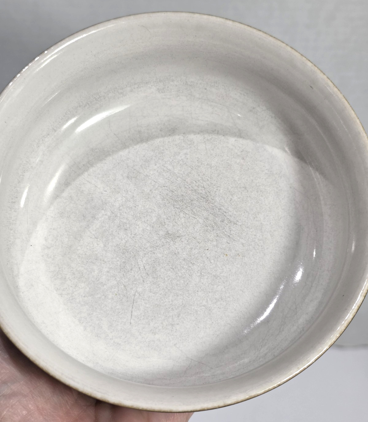 Denby Langley Castile Blue Coupe Footed Cereal Bowls Set of 4 England READ