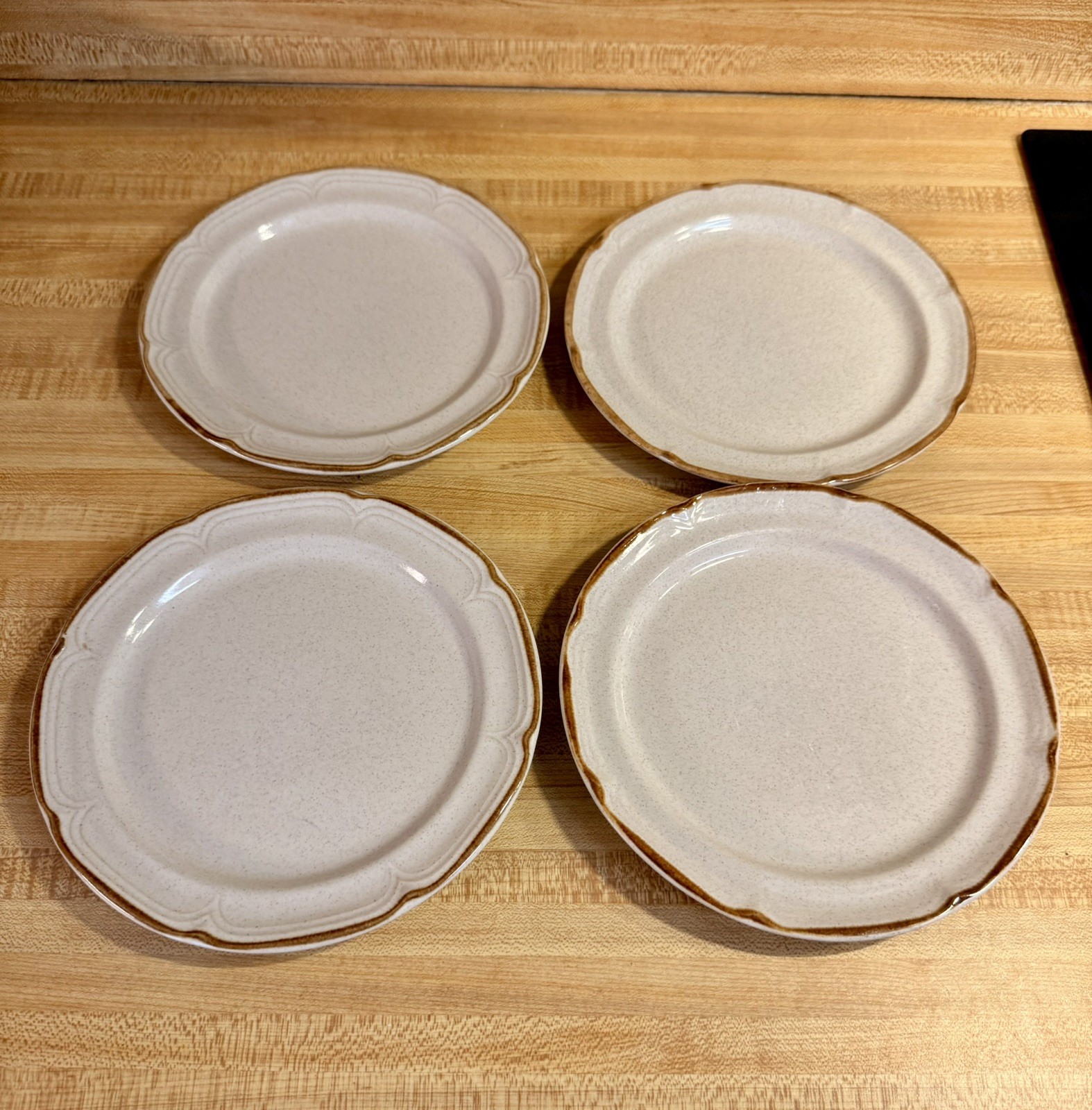 4 Hearthside Stoneware Japan Baroque SUMMER SUN 7 5/8″ Salad Plates