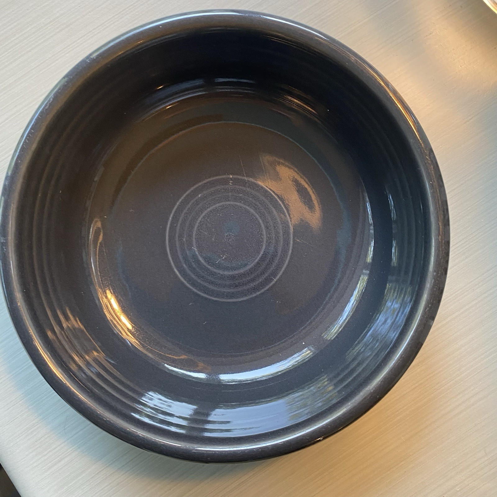 Fiesta USA Fiestaware 5 5/8″ Classic Rim Small Bowl (15oz) Black Excellent Condn