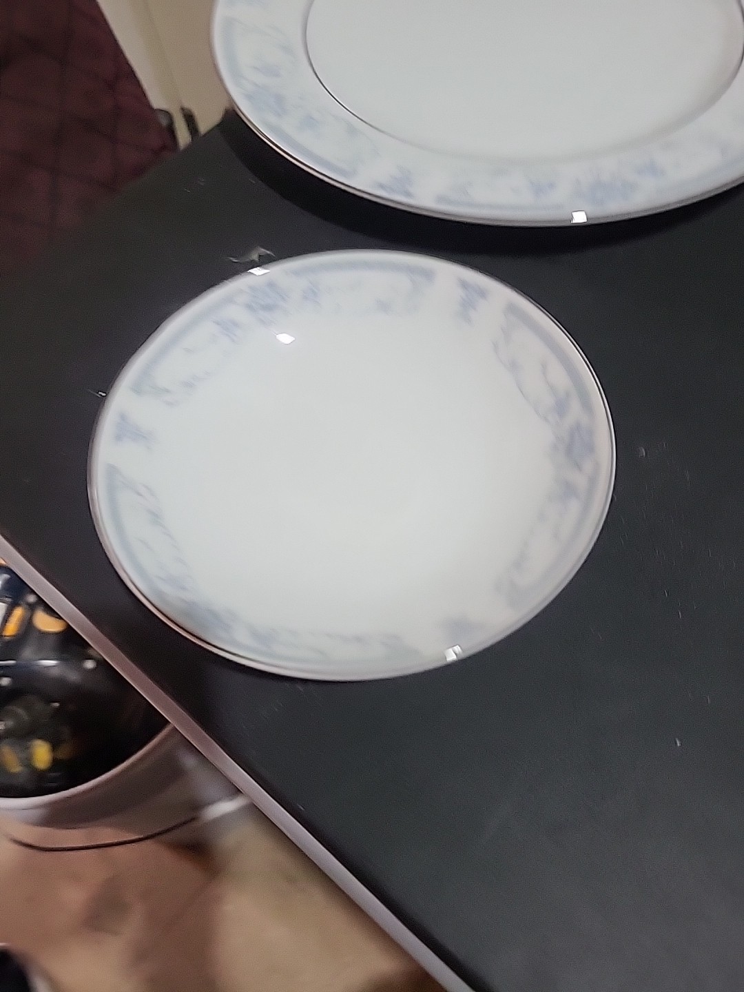 Sheffield Blue Whisper Porcelain China 5 1/2″ Cereal Berry Bowls Japan