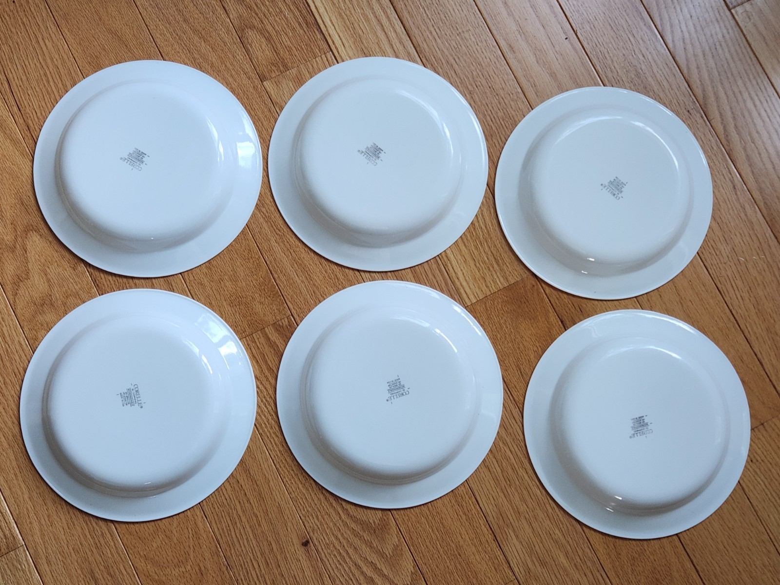 Corelle Rosemarie Flat Rim Soup Pasta Bowls 8-1/2 in Set Lot 6