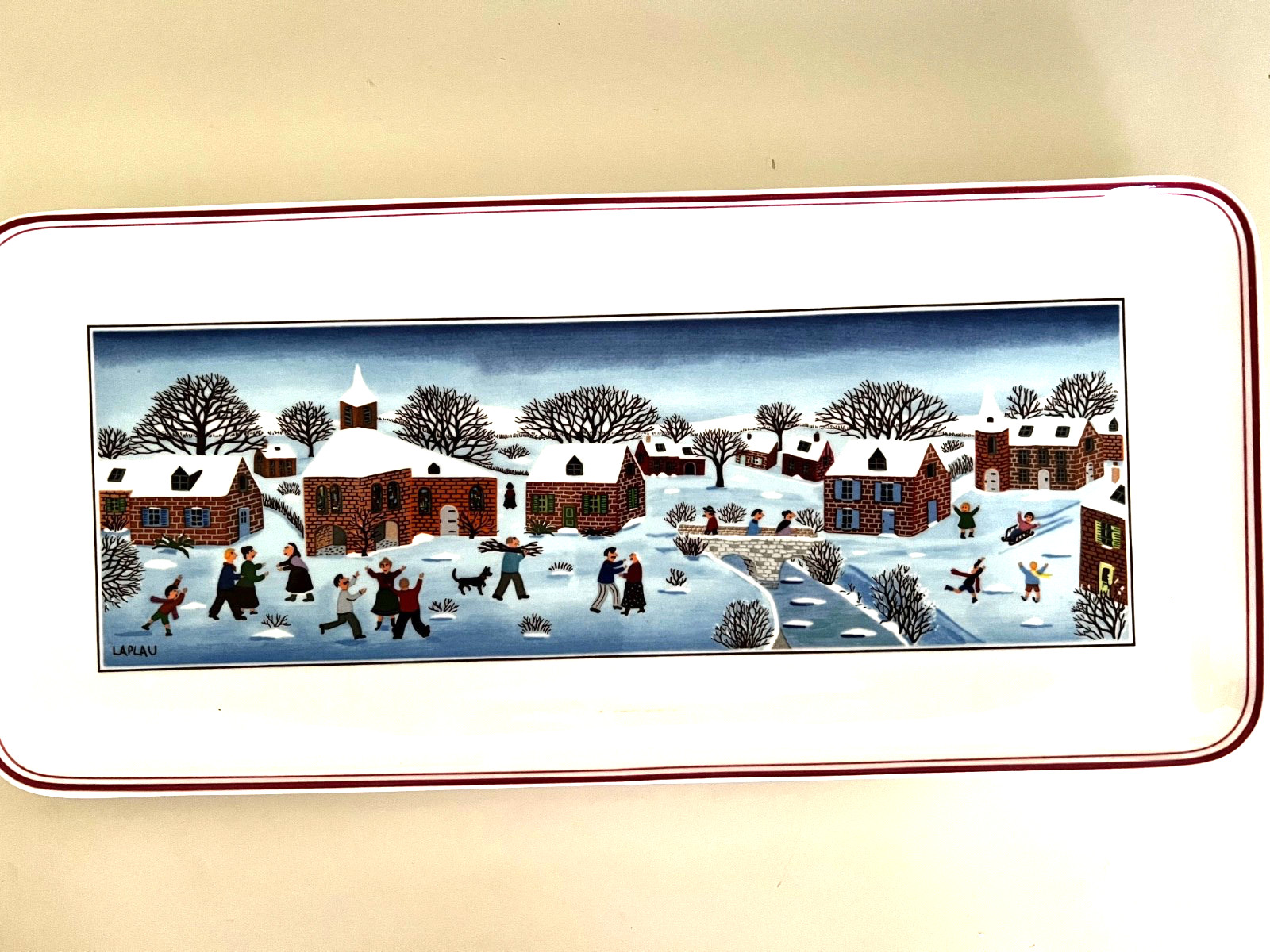 VILLEROY & BOCH – NAIF Christmas Sandwich Tray – Luxembourg