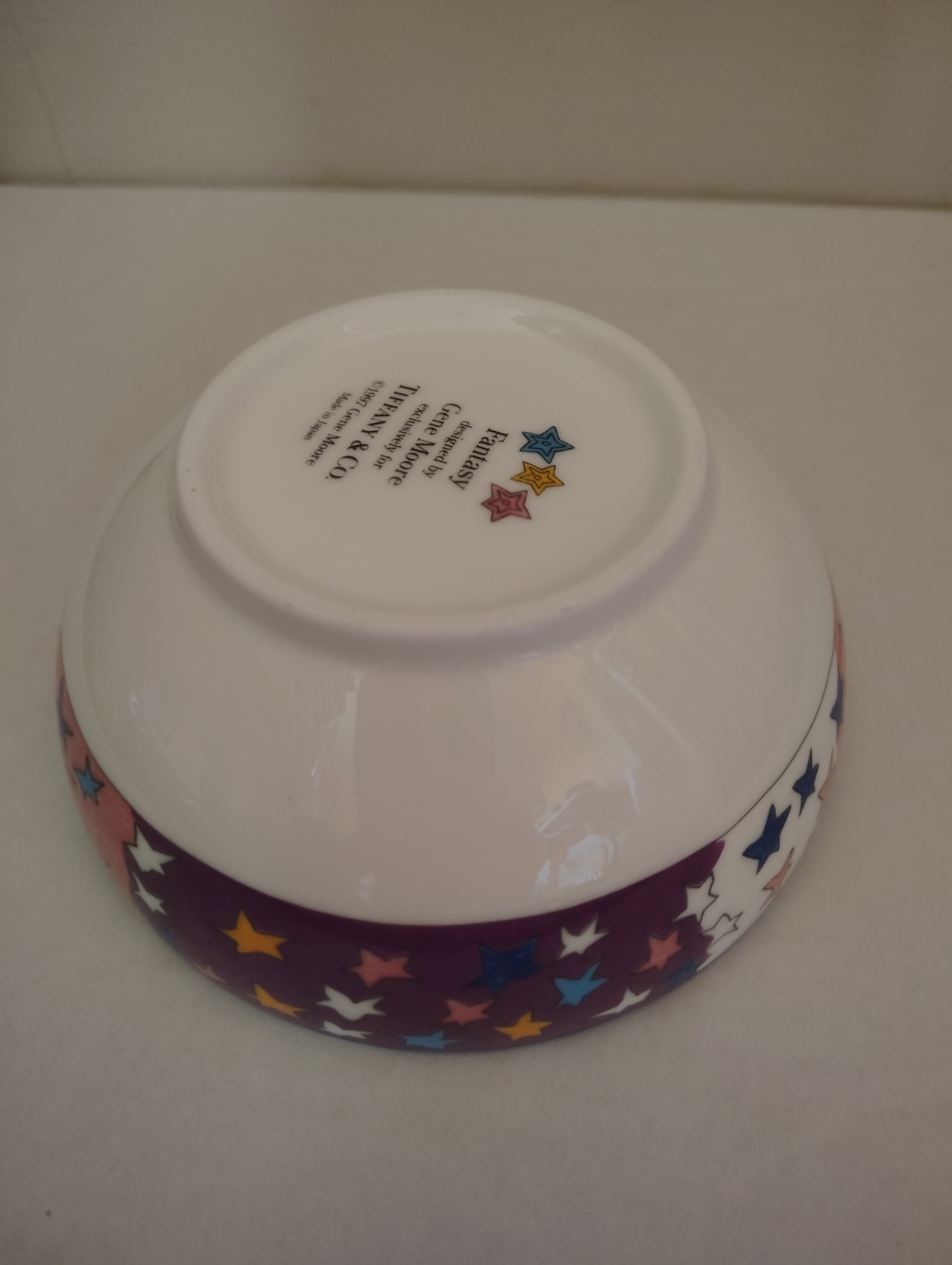 1997 Tiffany & Co ‘Fantasy’ Collection by Gene Moore Plate Bowl Cup Set READ