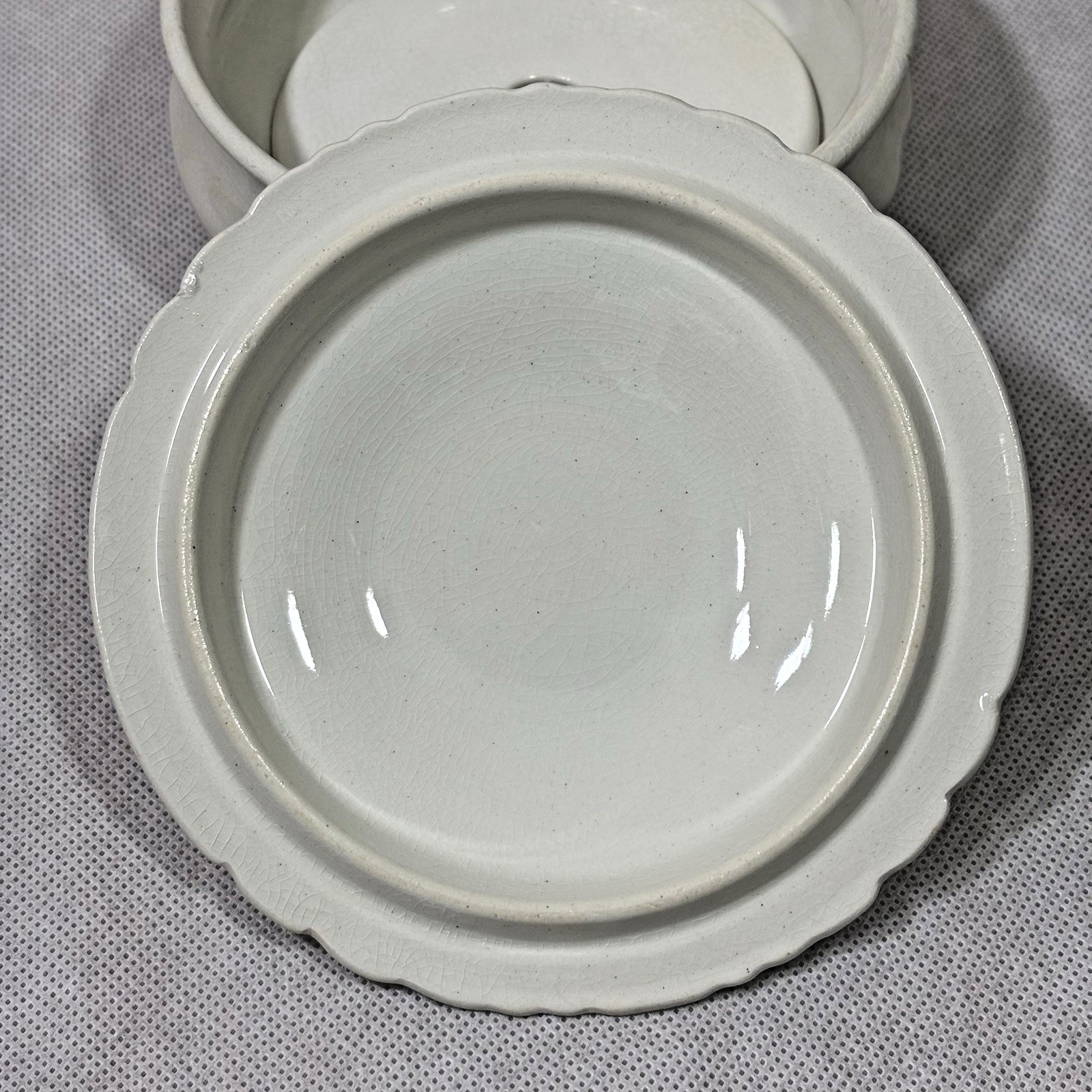 Vintage Ceramic Floral Covered Dish
