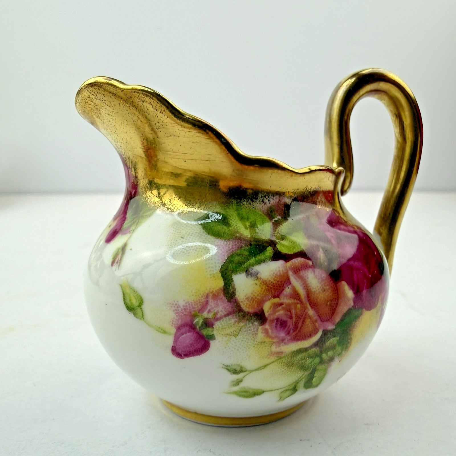 Golden Rose Royal Chelsea English Bone China Creamer And Sugar Bowl