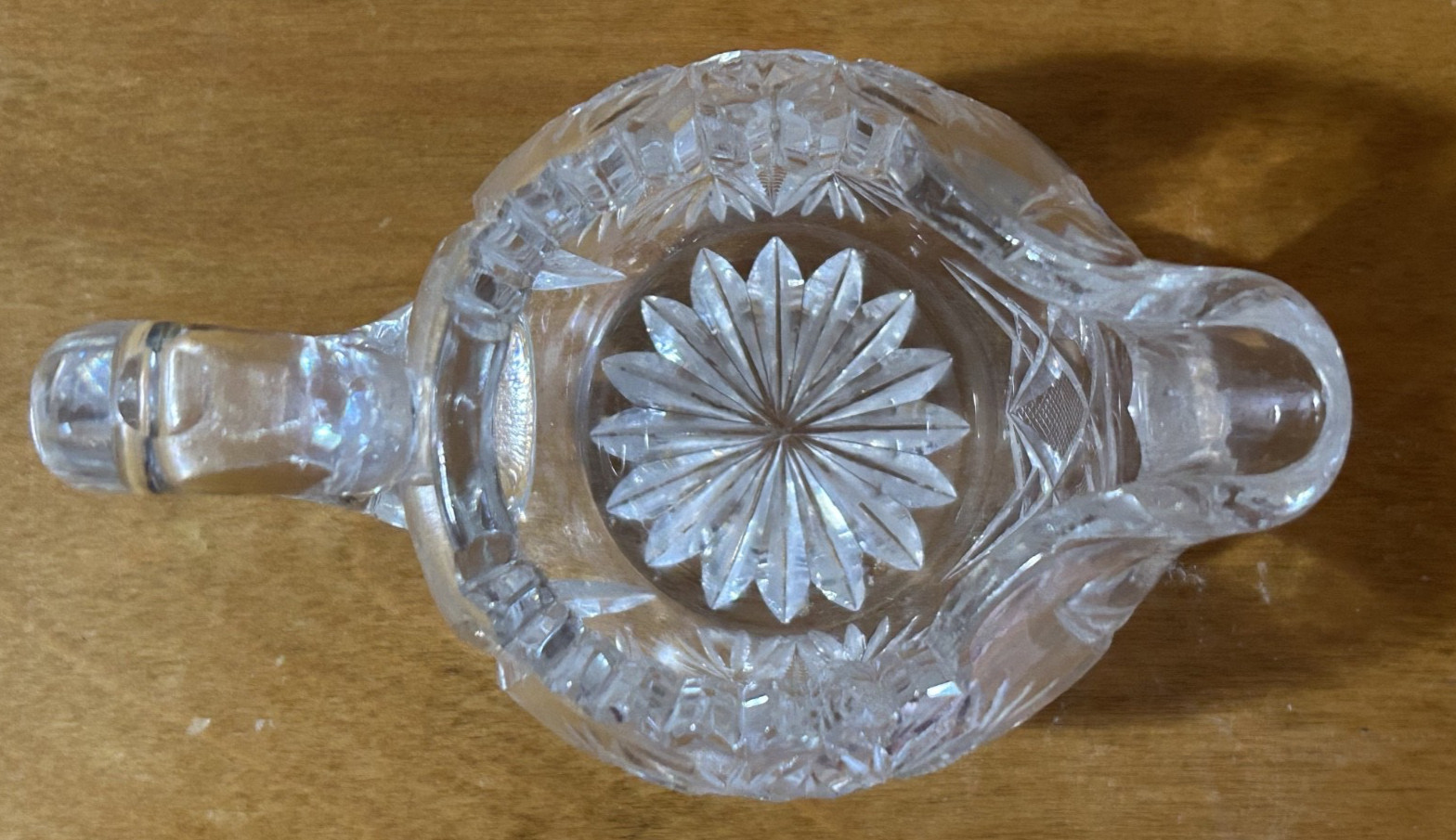 ANTIQUE AMERICAN BRILLIANT PERIOD (1876-1915) CREAMER AND SUGAR BOWL SET