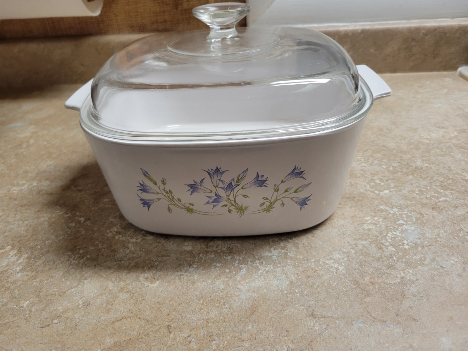 Corning Ware blue dusk 5 liter cassarole with lid