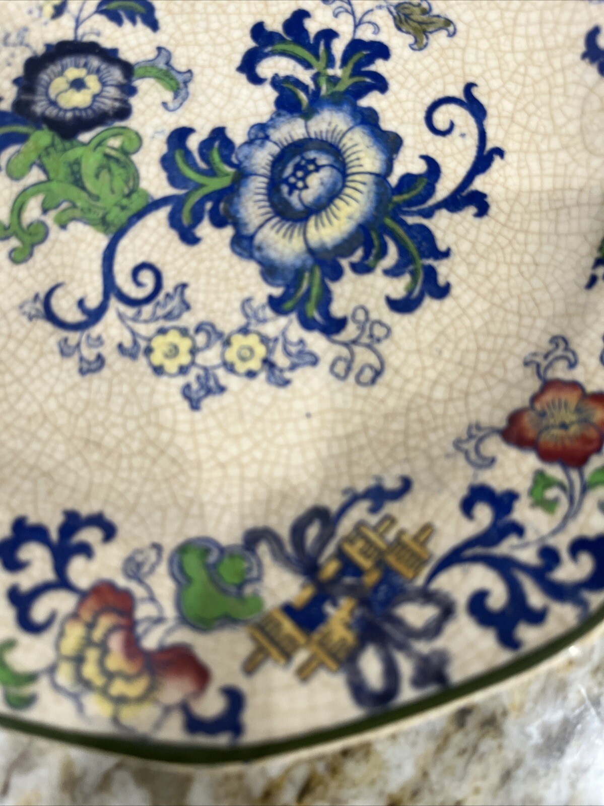 Antique Vtg Doulton of Burslem Salad Plate NANKIN 7 3/8″ circa 1912