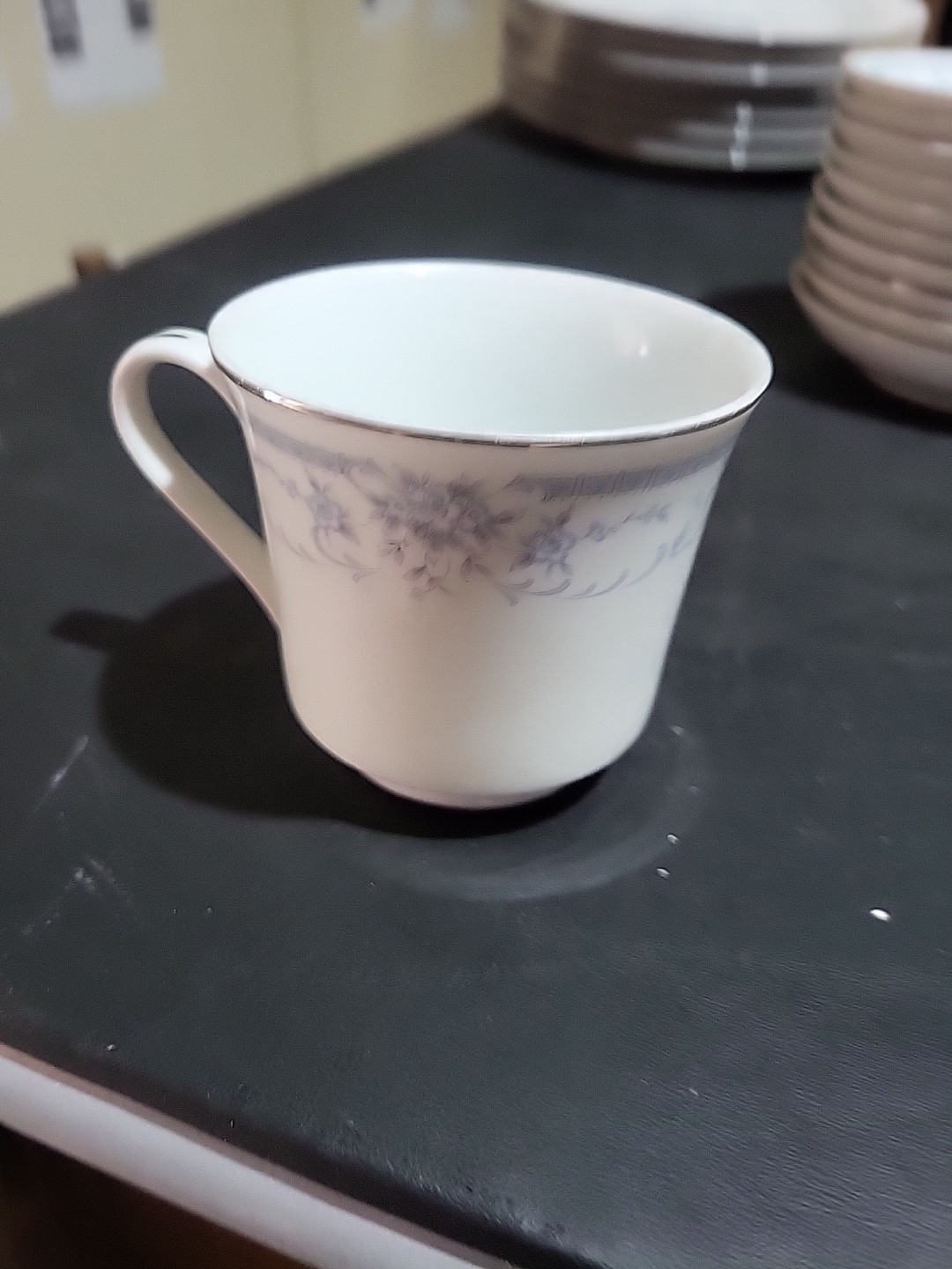 Sheffield Blue Whisper TEA Cup 1985 Porcelain Japan JRB