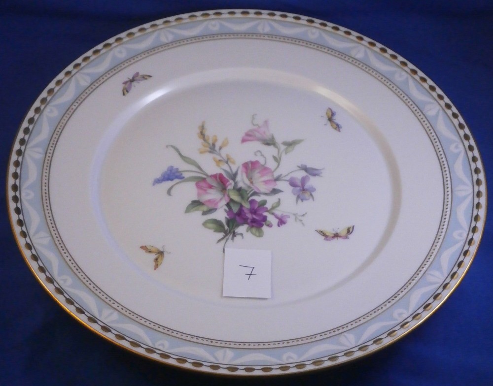 Superb 20thC KPM Berlin Porcelain Kurland 74 Gourmet Plate German Germany