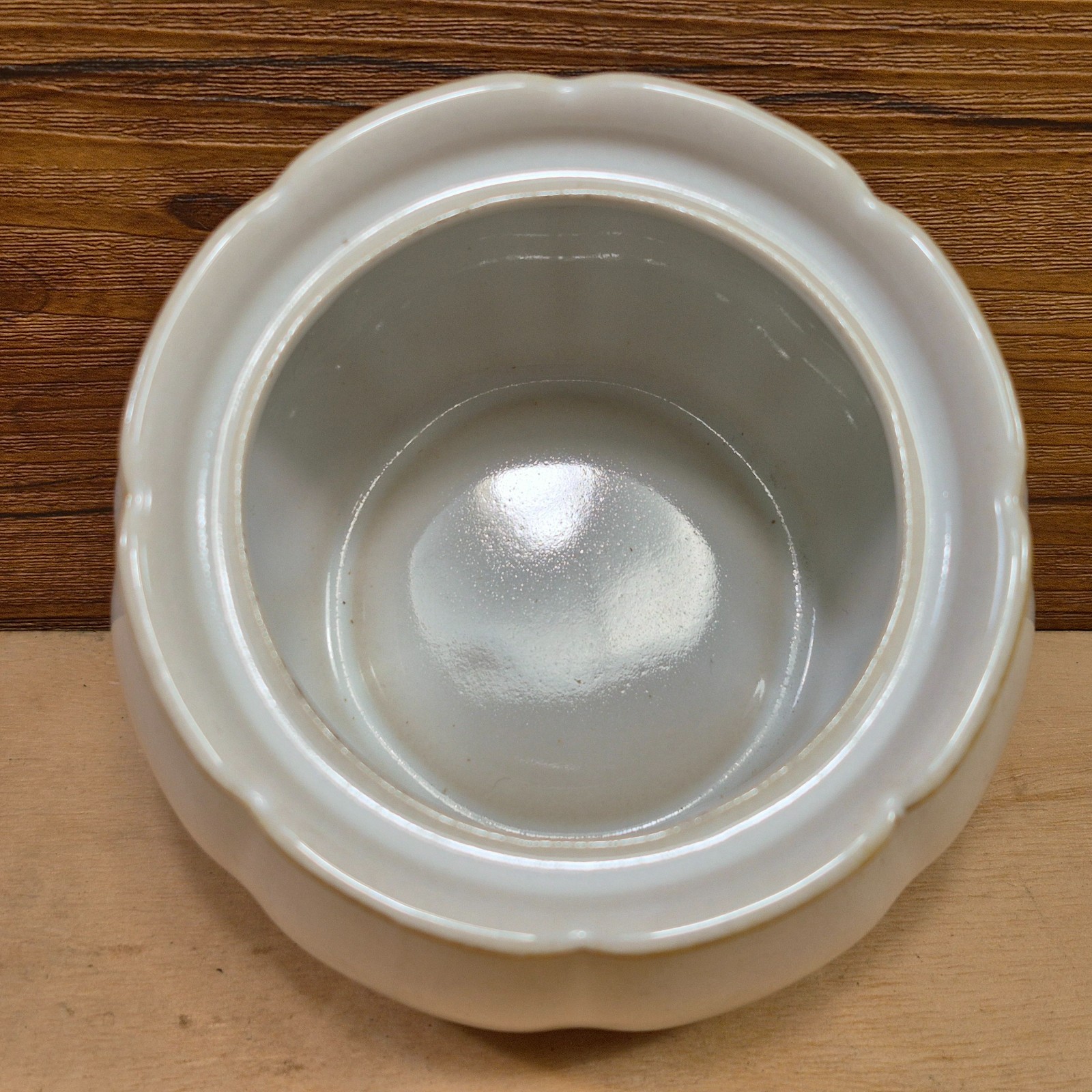 Mikasa Stoneware Fluted Shells Creamer & Sugar Bowl Japan Made Rare JB000 Set