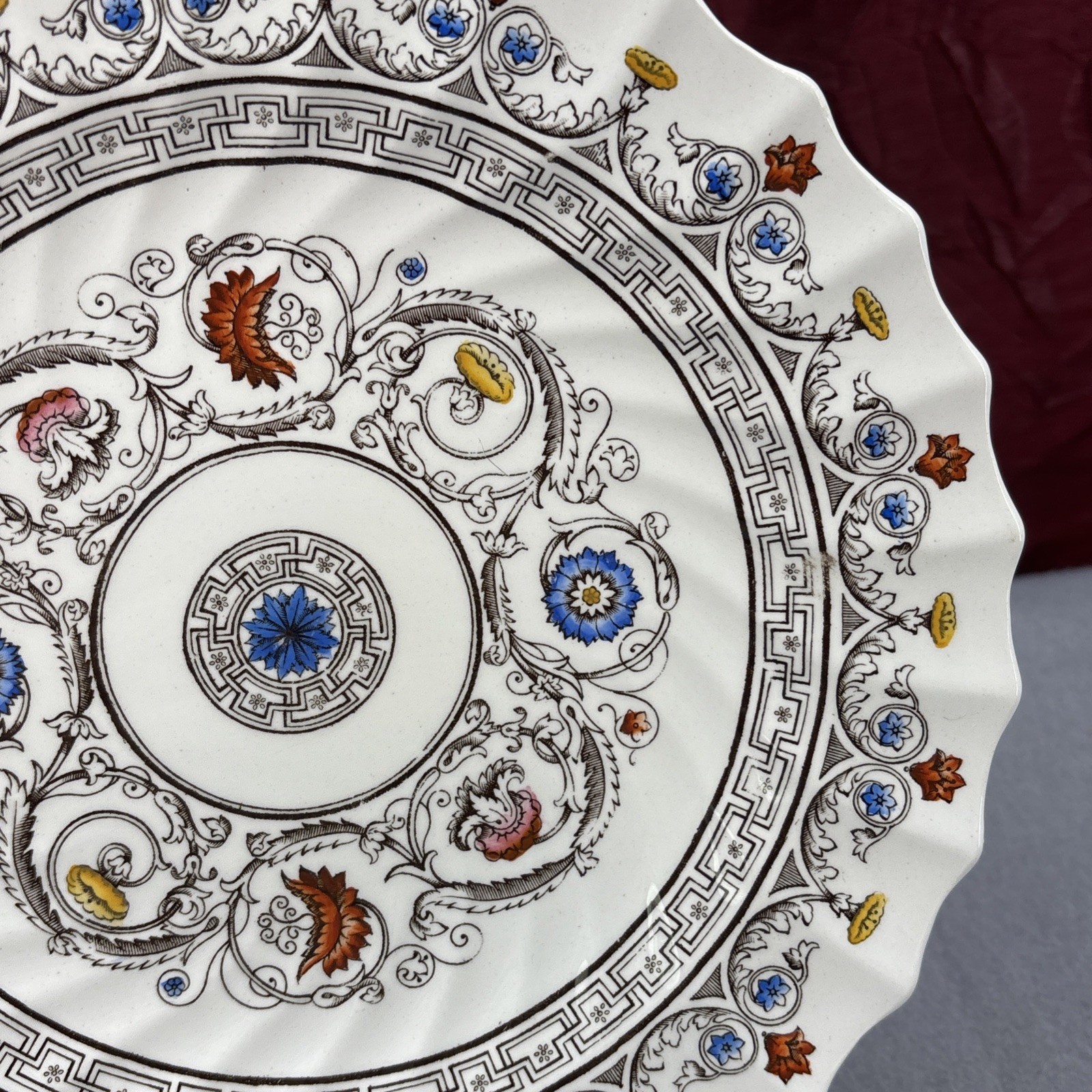 Copeland Spode Florence 8” Salad Plate Earthenware Made In England GUC one plate