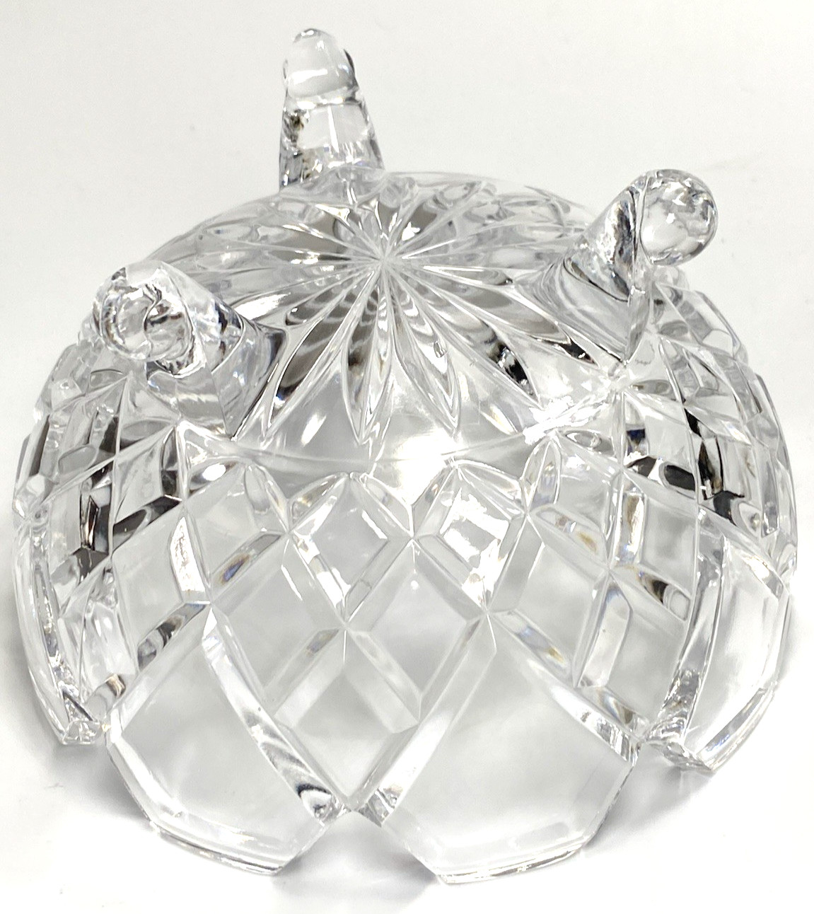 Pretty Three Footed Lead Crystal/Glass? Candy Dish/Bowl