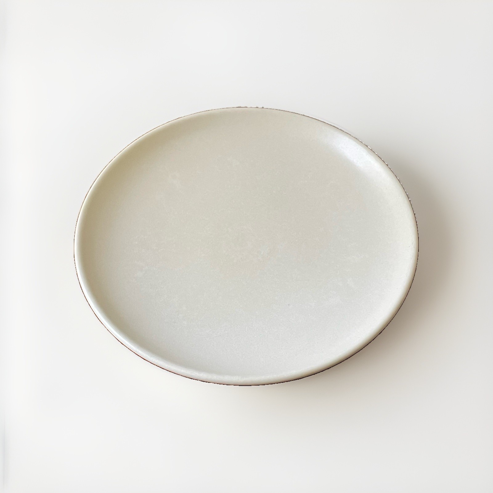Vintage Heath Ceramics Discontinued Rare Linen Glaze White Clay Salad Plate