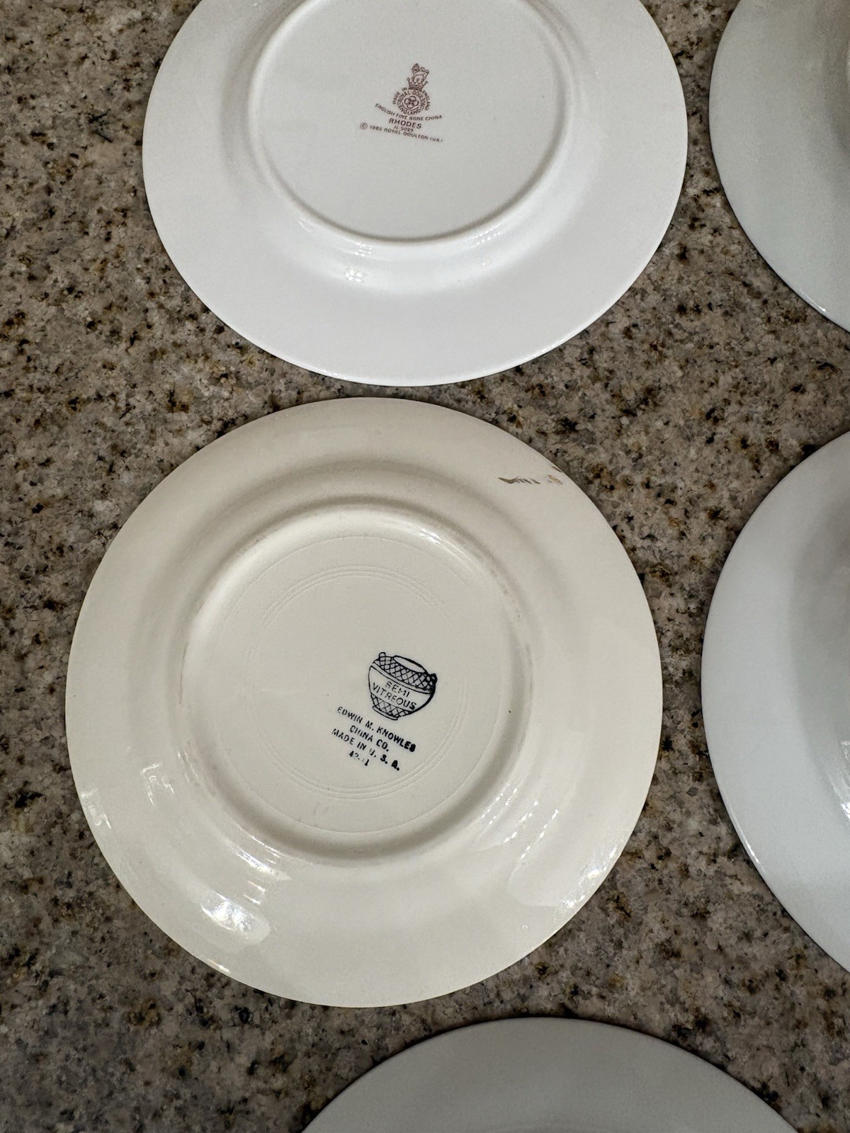 Mismatched Vintage China Dessert Salad Plates Floral Wedding Showers Party E58