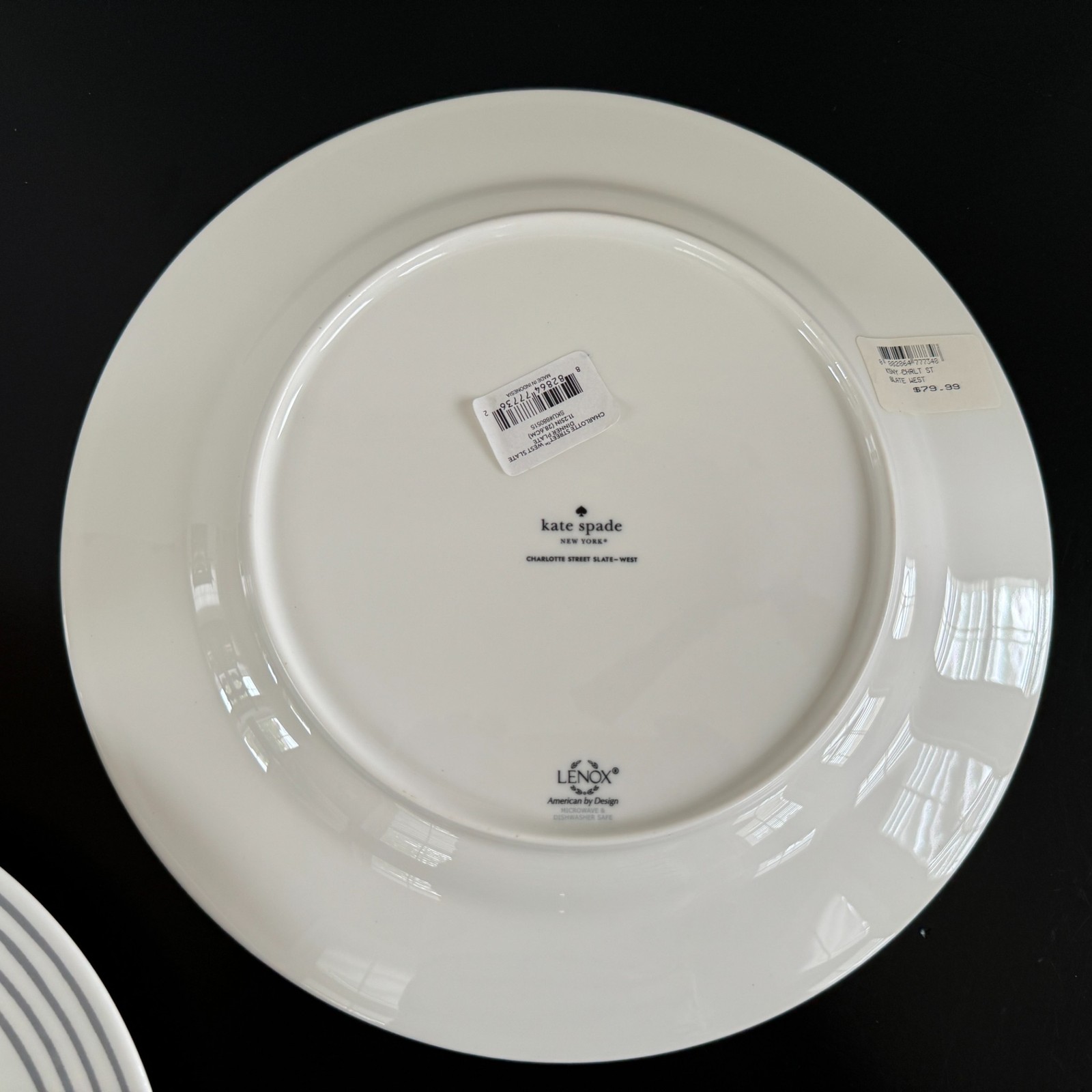 Lenox x Kate Space Charlotte Street West Dinner Plate and Luncheon Plate