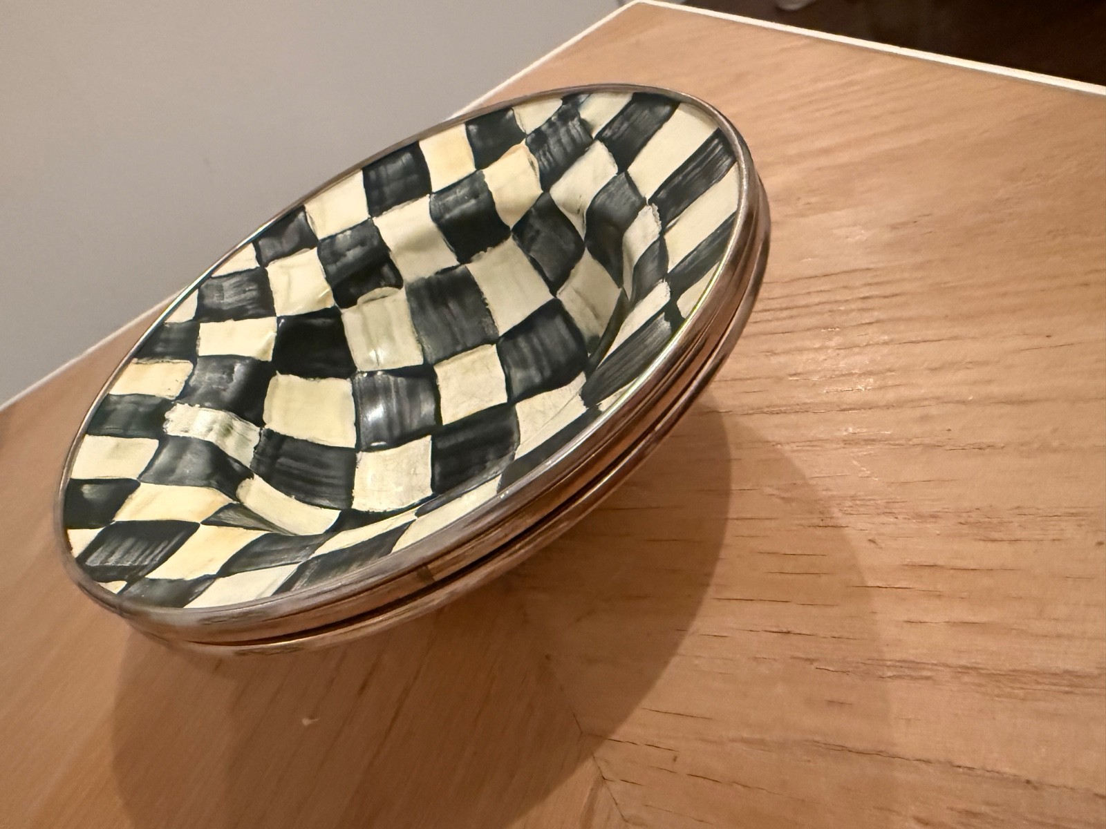 McKenzie Childs classic metal 8″ small bowls