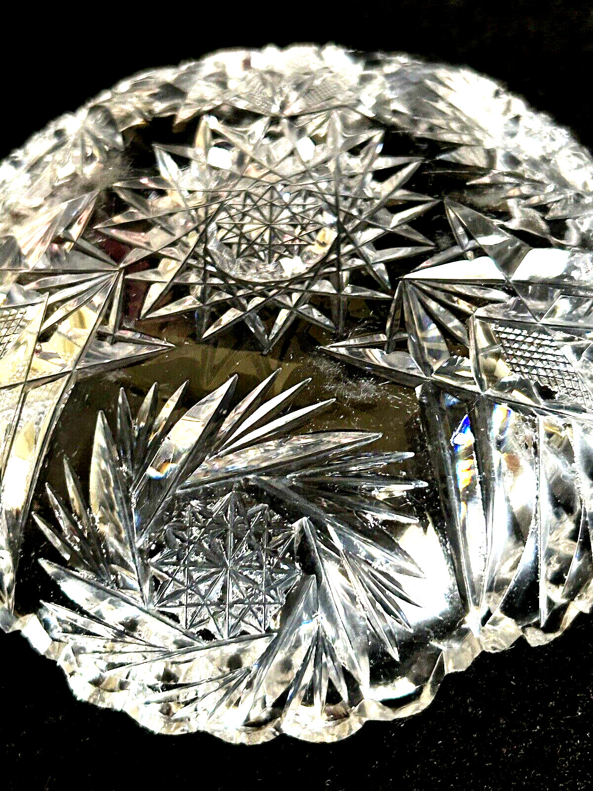American Brilliant Period Cut Glass Bowl 5″ diameter (set of 6)
