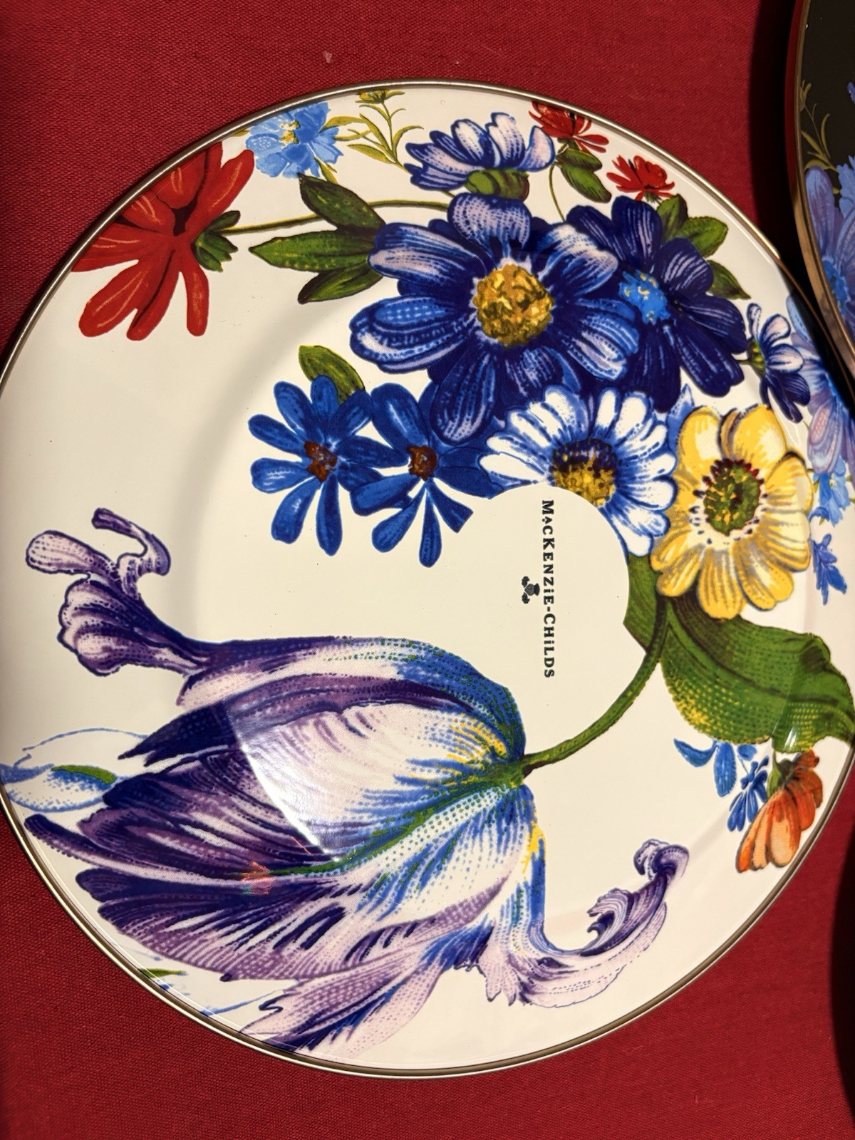 Mckenzie childs plates (3 )