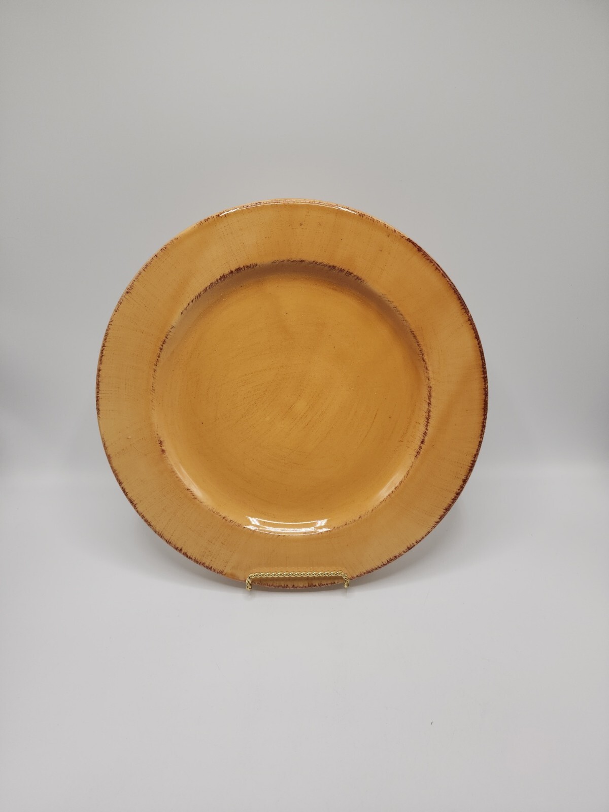 Pier 1 “Toscana Gold” 11 3/4 Inch Dinner Plate