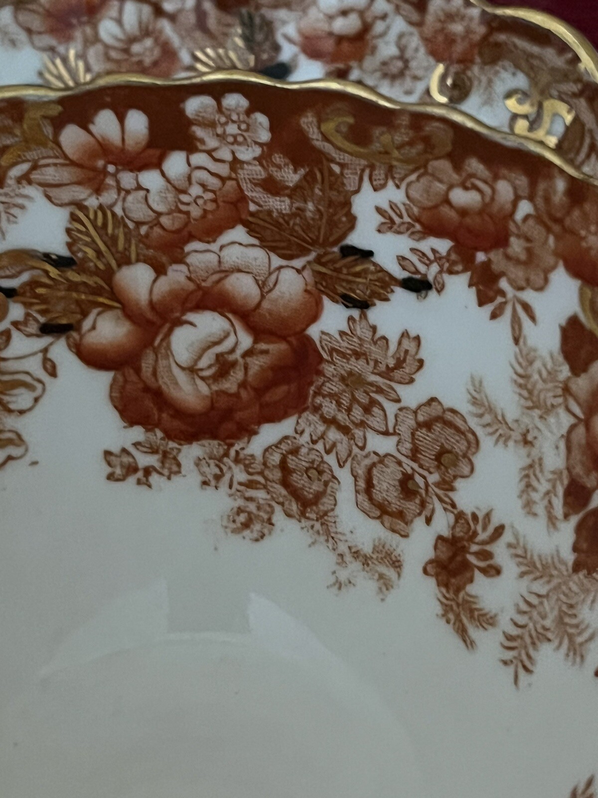 Radfords Fenton Victorian Bone China Tea Cup Saucer Set Gilding Rare