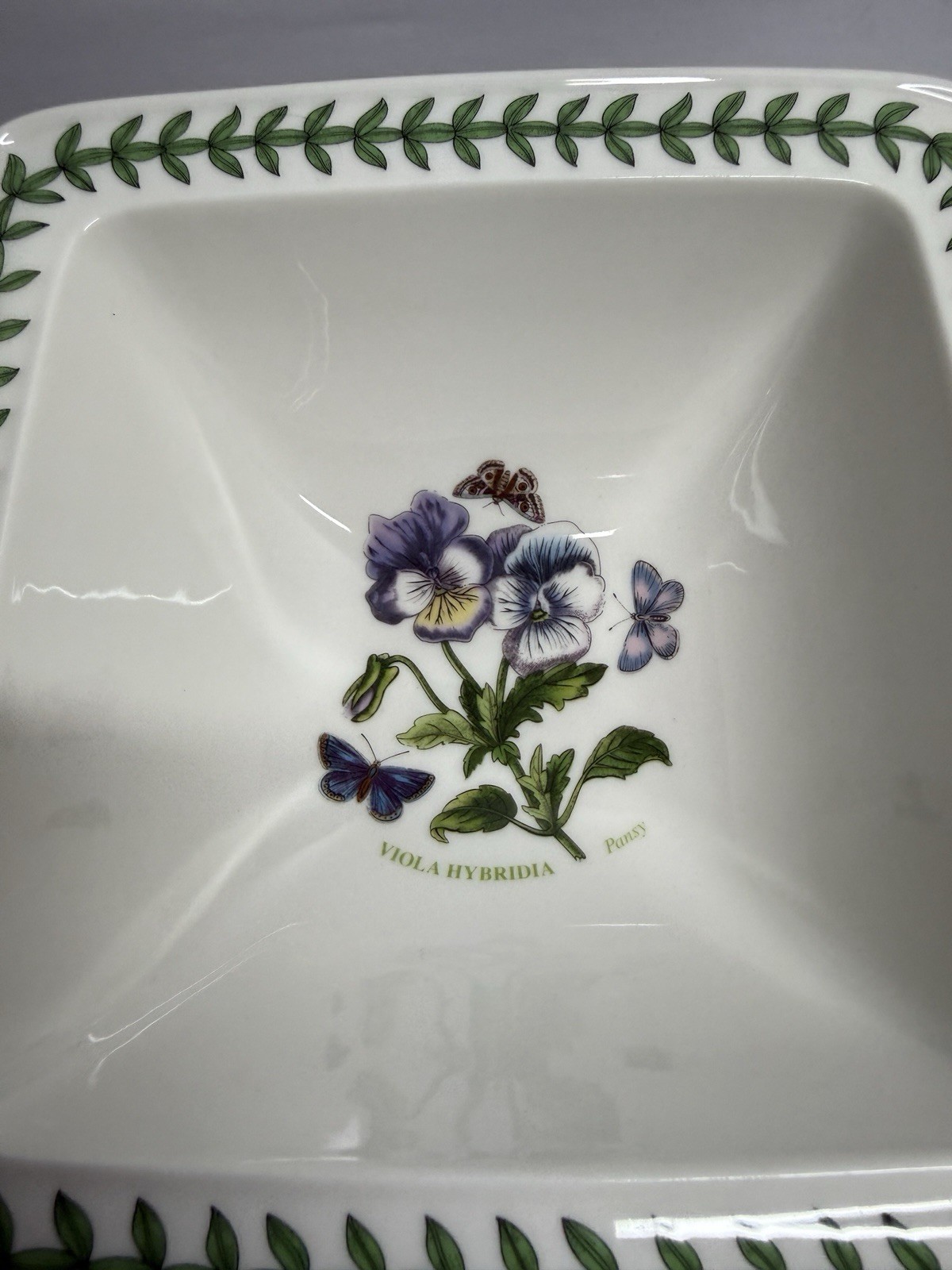 Portmeirion Botanic Garden Set of 2 Square 6.5″ Bowls B3
