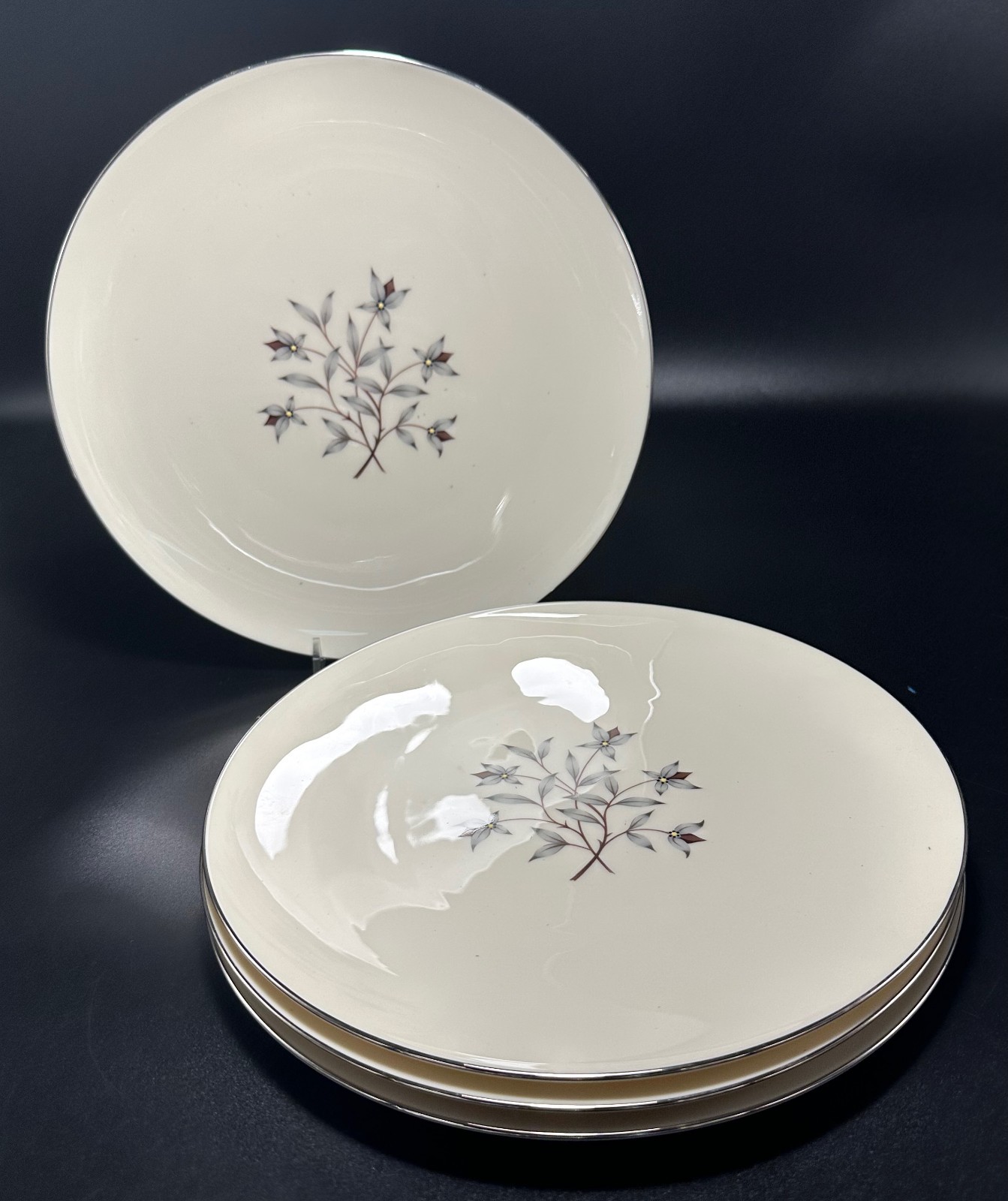 Lenox Princess X-516 Four 10 1/2″ Dinner Plates 1st Quality ExcCond FreeShip