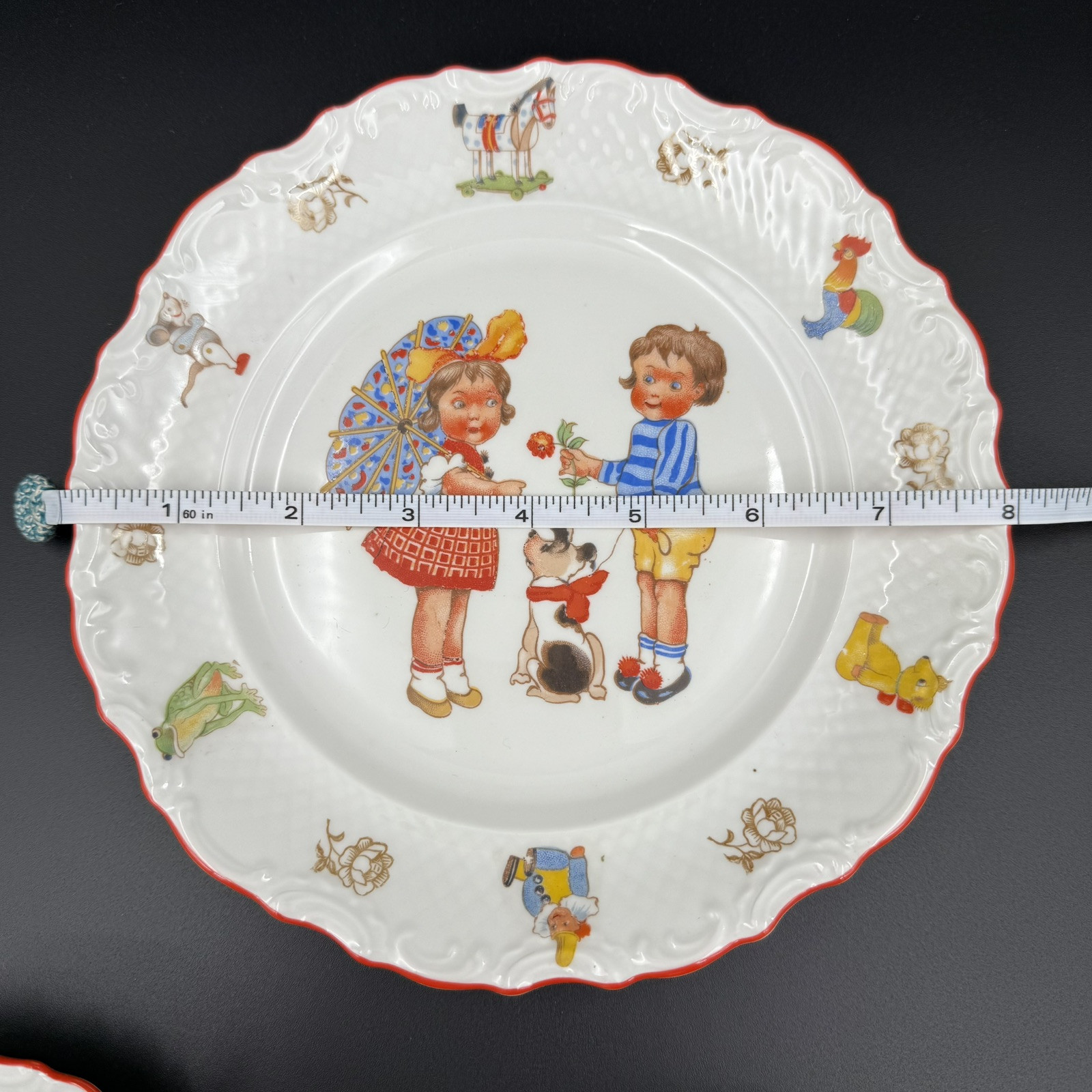 Johann Haviland Bavaria Schumann Germany 5 piece Childrens Nursery china set