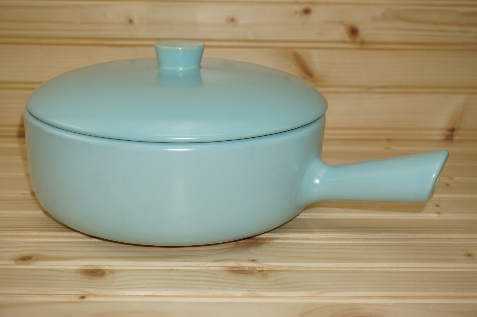 La Solana Blue Covered Casserole, 8 7/8″ (#1) Box #3 (G74)