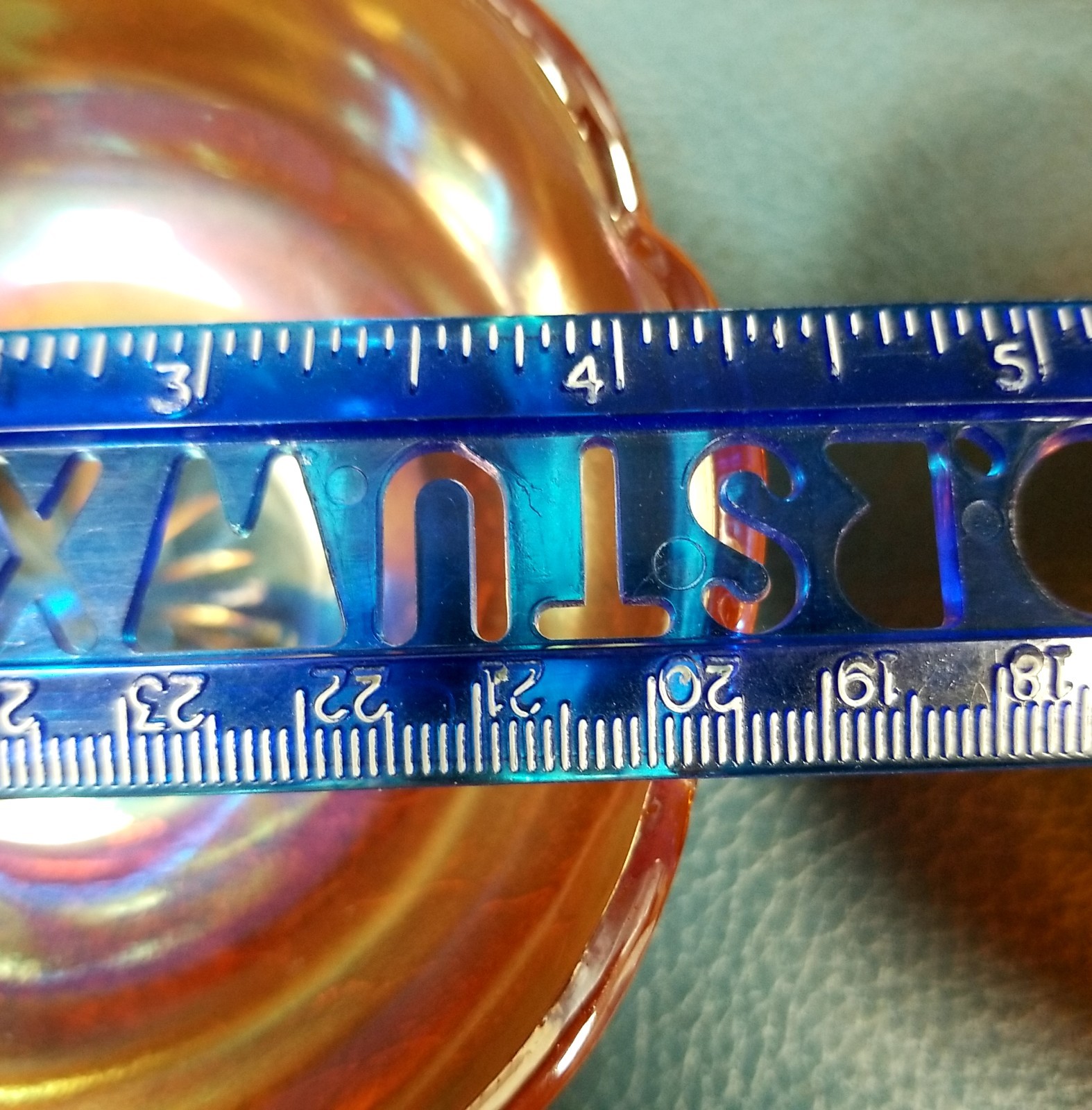 3 Small Replacement Jeannette Glass Co Carnival Glass Bowls Marigold Iridescent