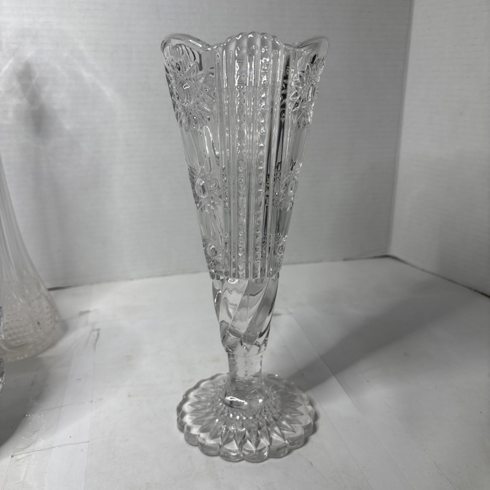 EAPG STARS AND STRIPES Vase McKee & Bros 1899 Beautiful Victorian Flower Vase