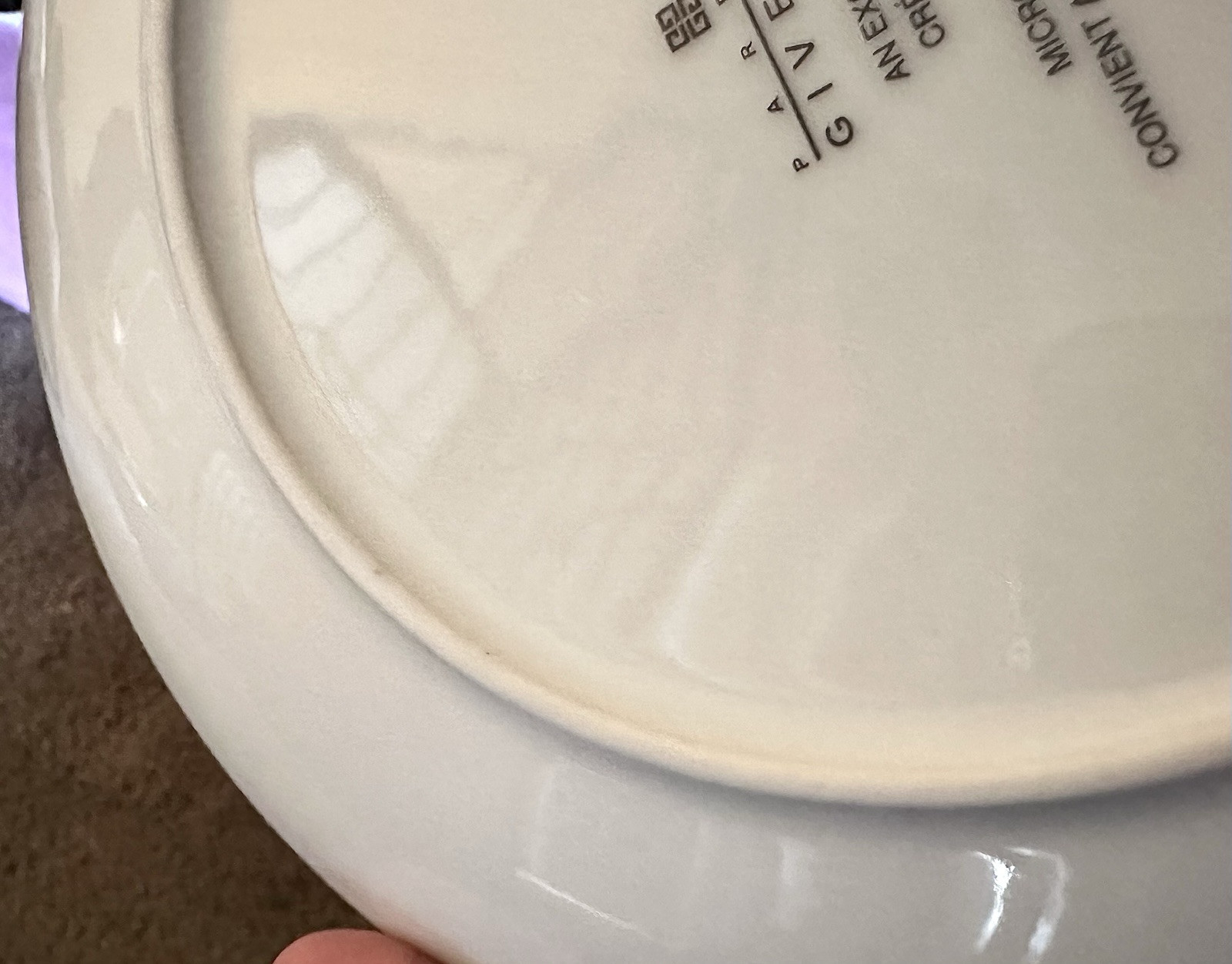 Four Piece Floral Decorated Givinchy Dinner Plates