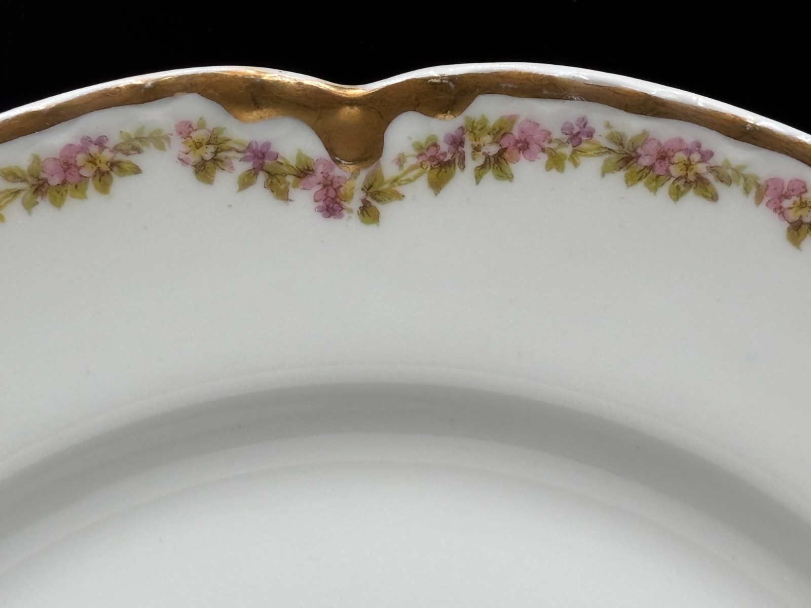 Haviland “SCHLEIGER 524″ Germany ~ Set of 4 ~ Dinner Plates ~ 9 3/4”