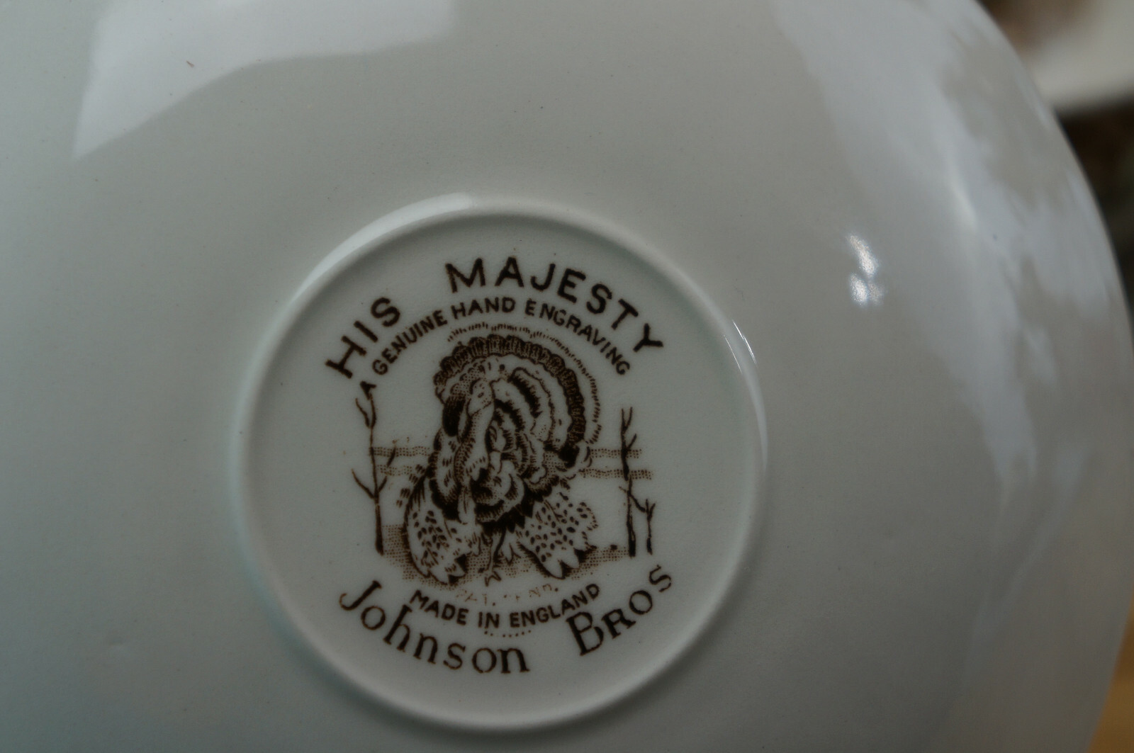 Johnson Brothers His Majesty (6) Cups, 2 1/4″ & (6) Saucers, 5 1/2″ (Box #2)