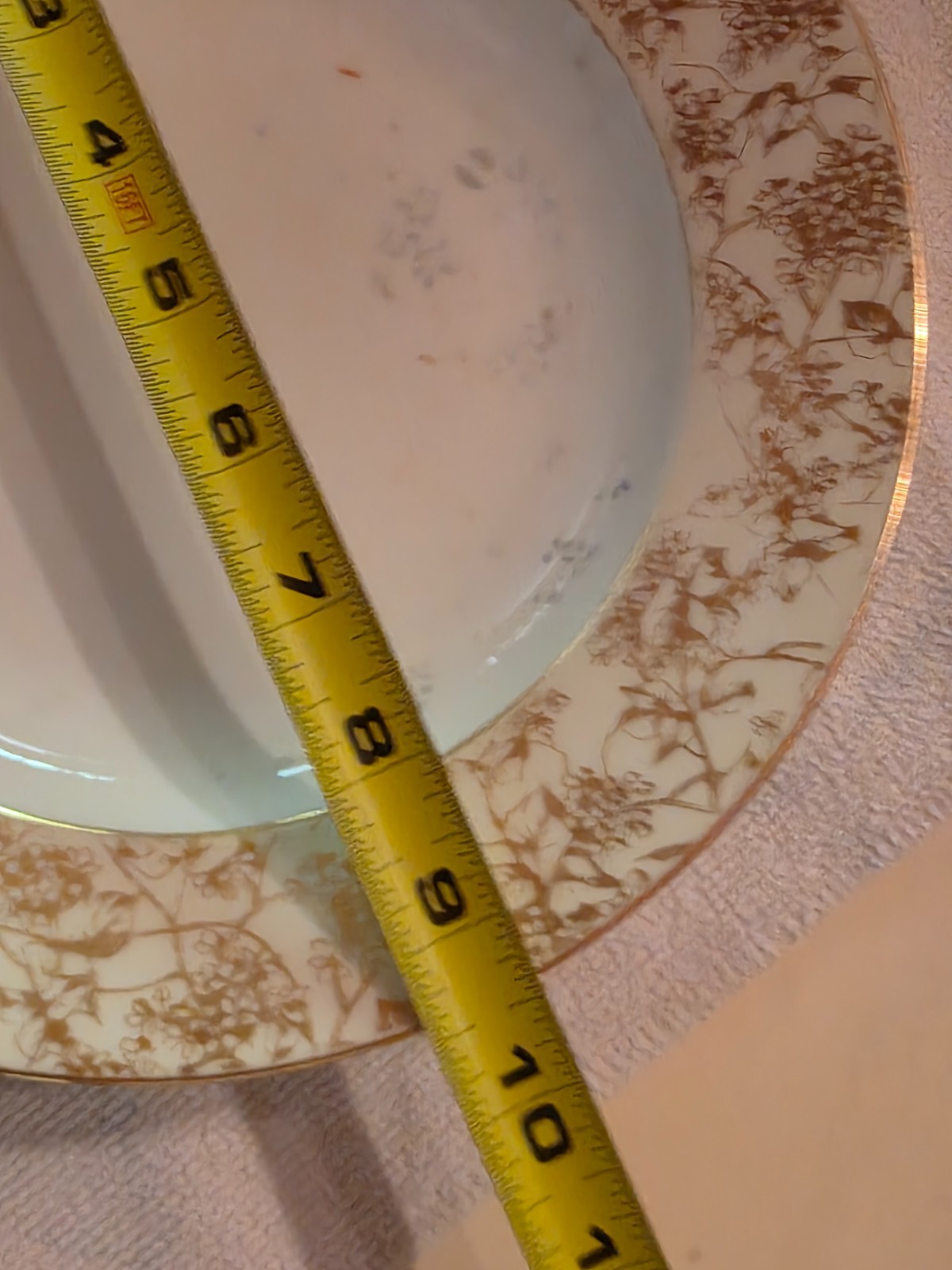 4 Antique Tressemane Vogt San Francisco D&Co 24K Gold Rimmed Florals Soup Bowls