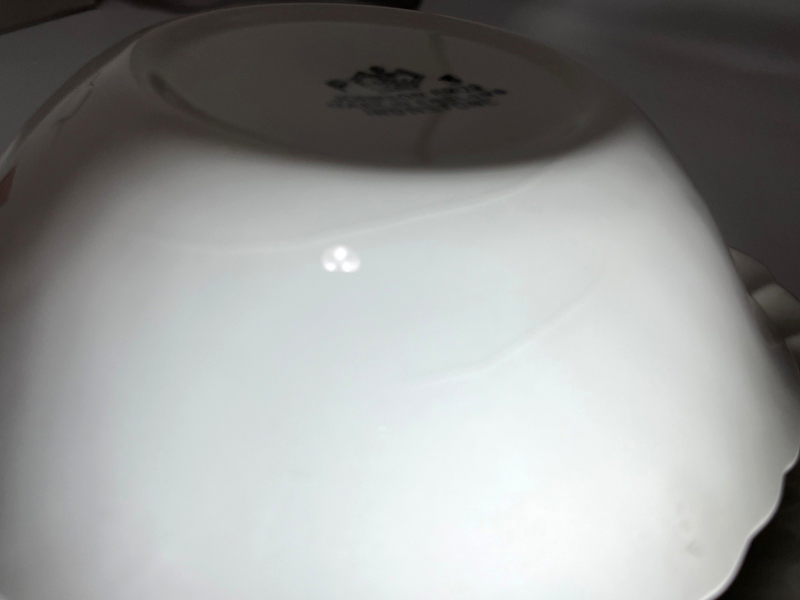 Johnson Bros White Swirl Ironstone 6.25″ Square Bowls Made in England, SET/3