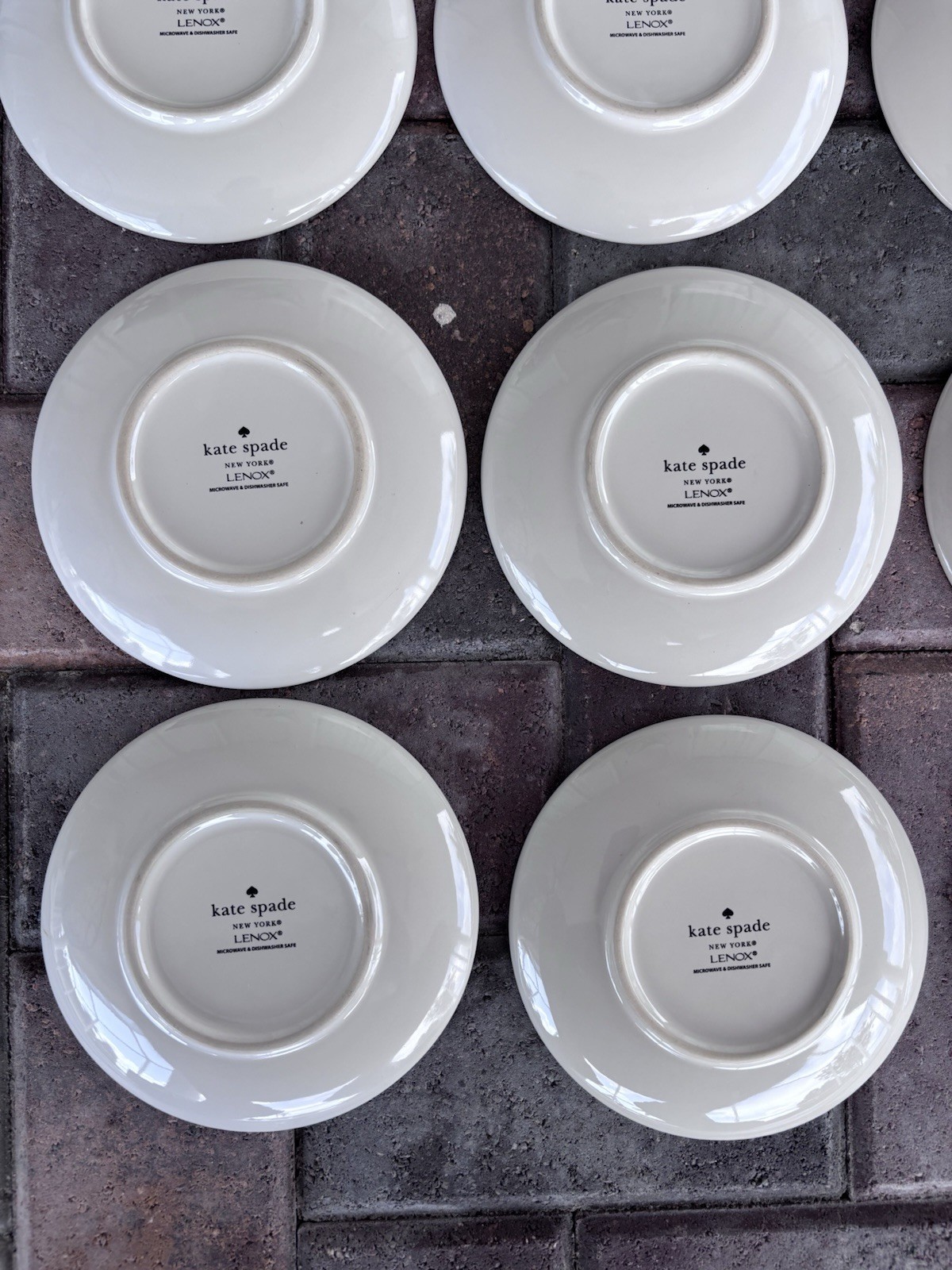 Set Of 18 Lenox Kate Spade New York All In Good Taste Appetizer Dessert Plate 6”