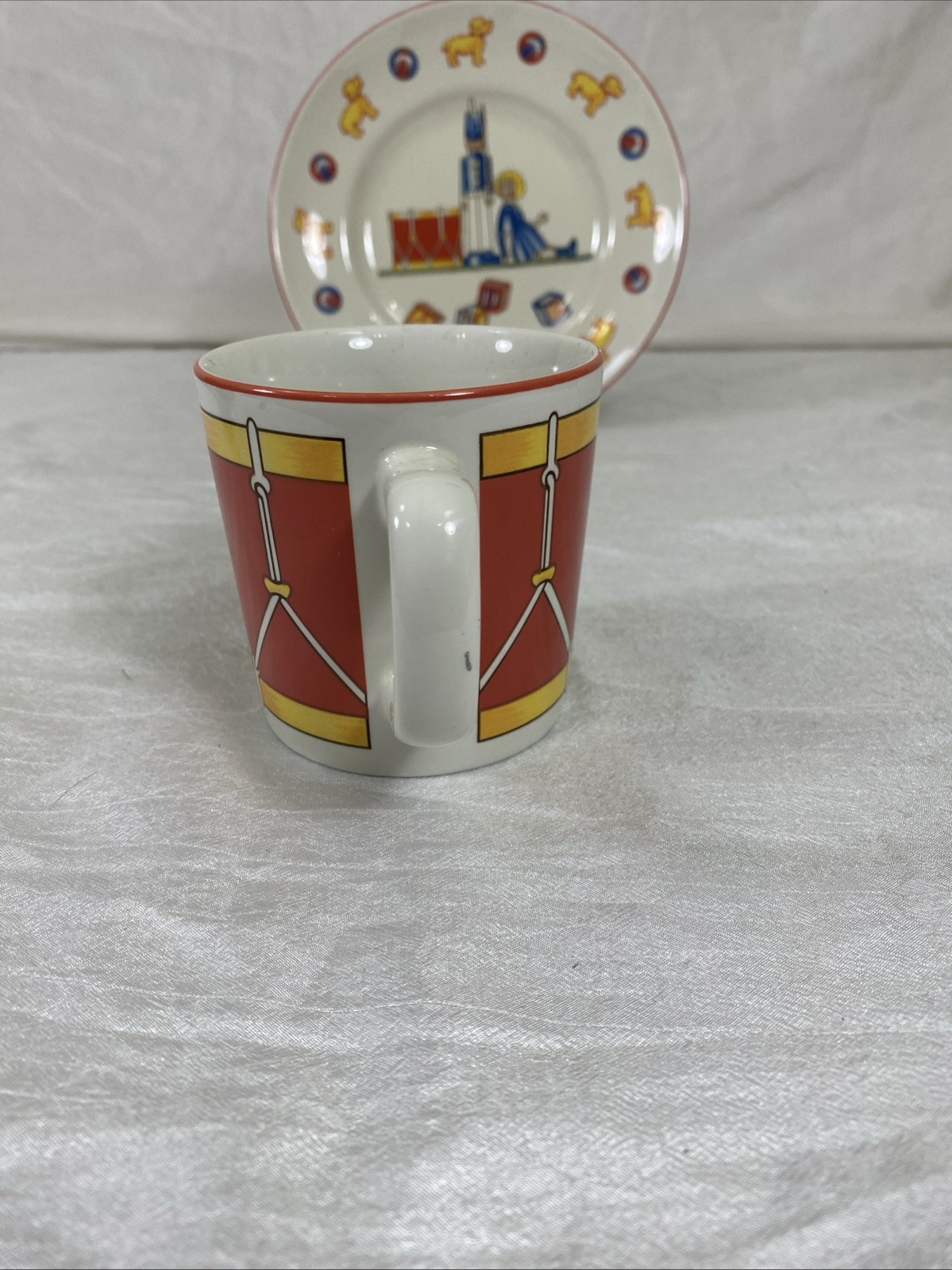 Vintage Tiffany Toys 2-Piece China Child’s Infant’s Dish Set 1992 Plate & Mug