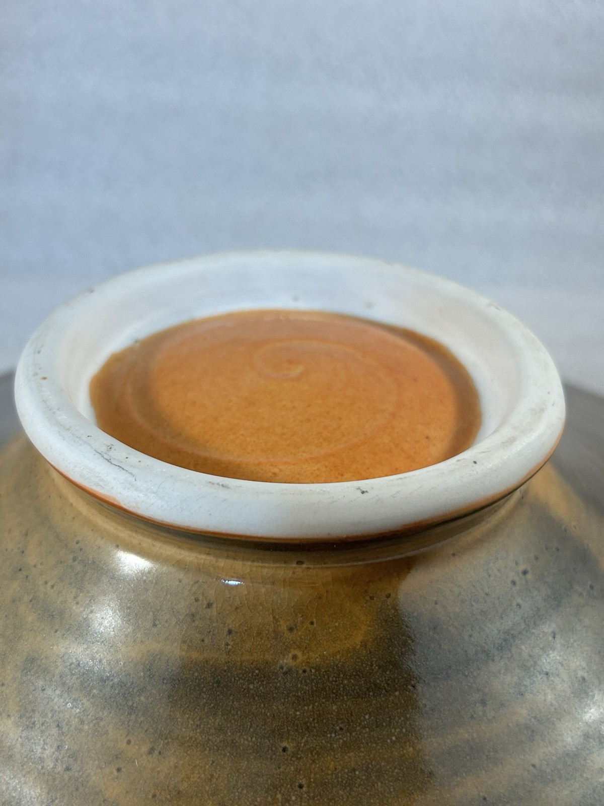 Signed Art Modern Beta Fish Ceramics Pottery Decorative Serving Bowl Platter