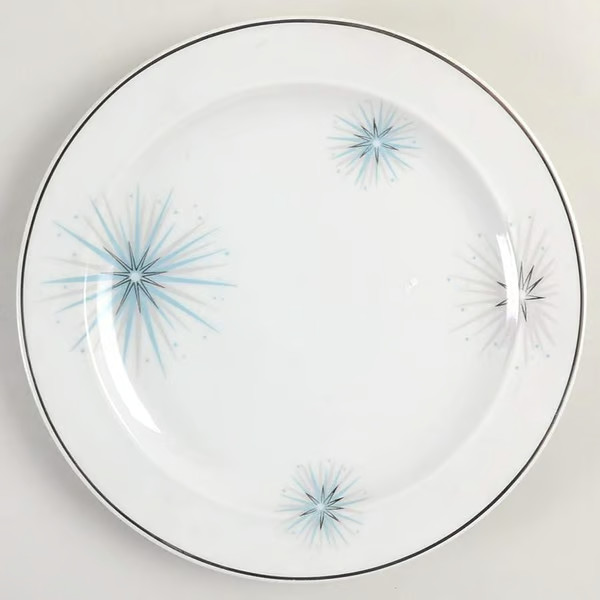 MCM Easterling “Celestial” Atomic china and serveware various pieces
