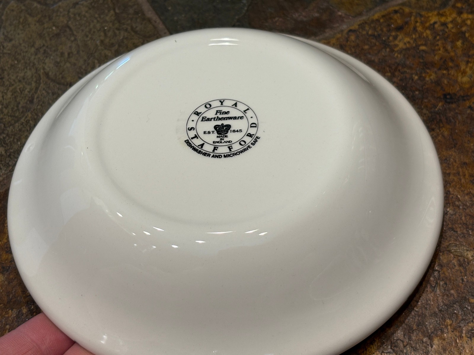 Royal Stafford Chequers Coupe Cereal Soup Ice Cream Bowl 7″ Black White Checkers