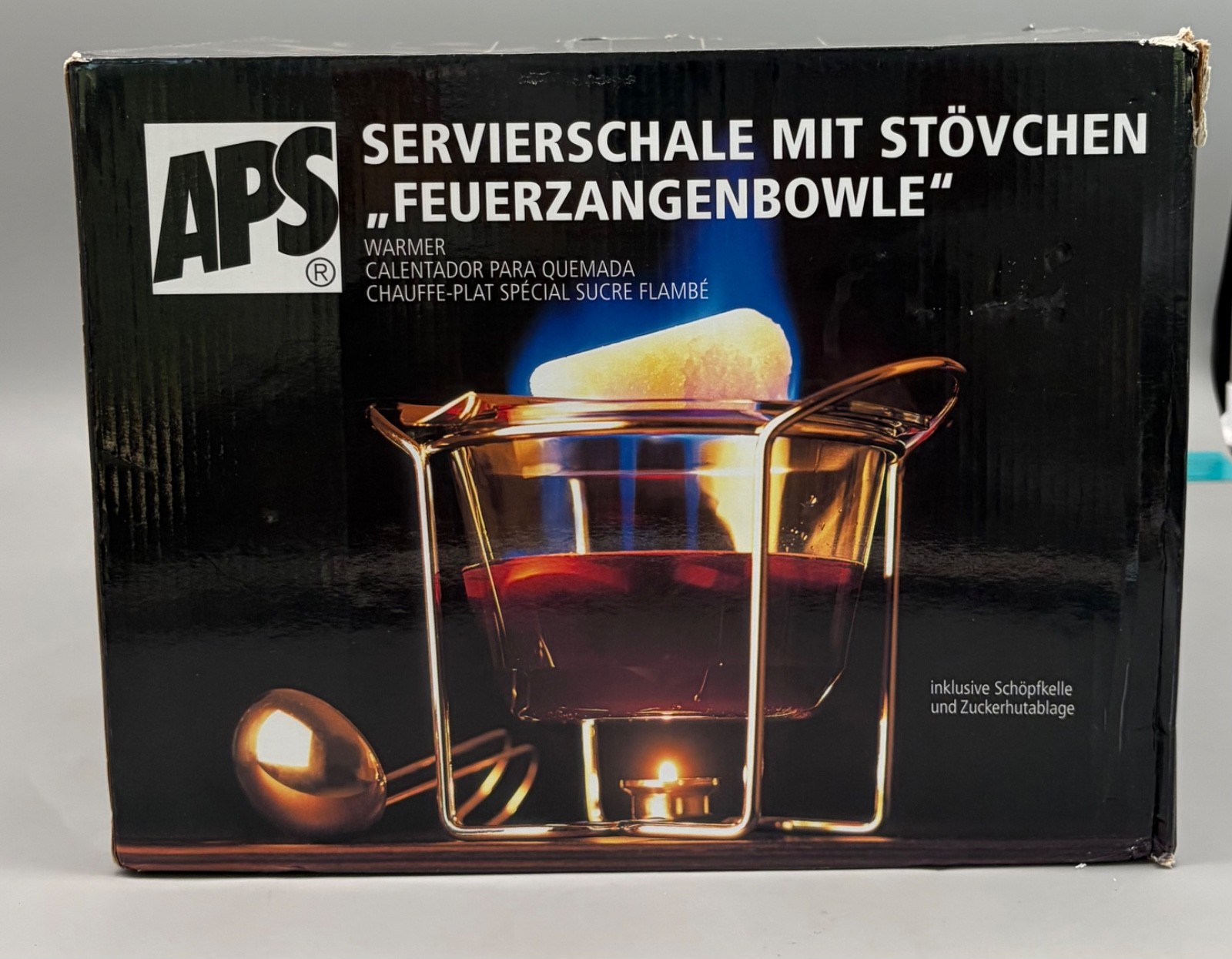 APS Hot Pot Feuerzangenbowle Punch Bowl Set in Box