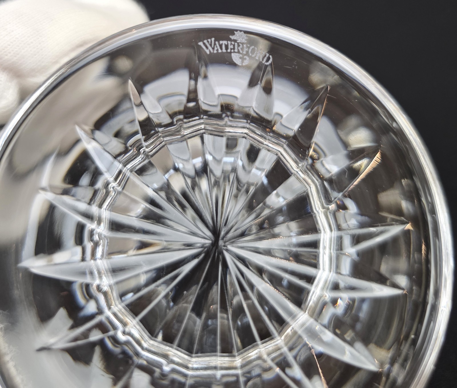 Waterford Crystal Lismore Open Round Footed Sugar Bowl Excellent 3 5/8”