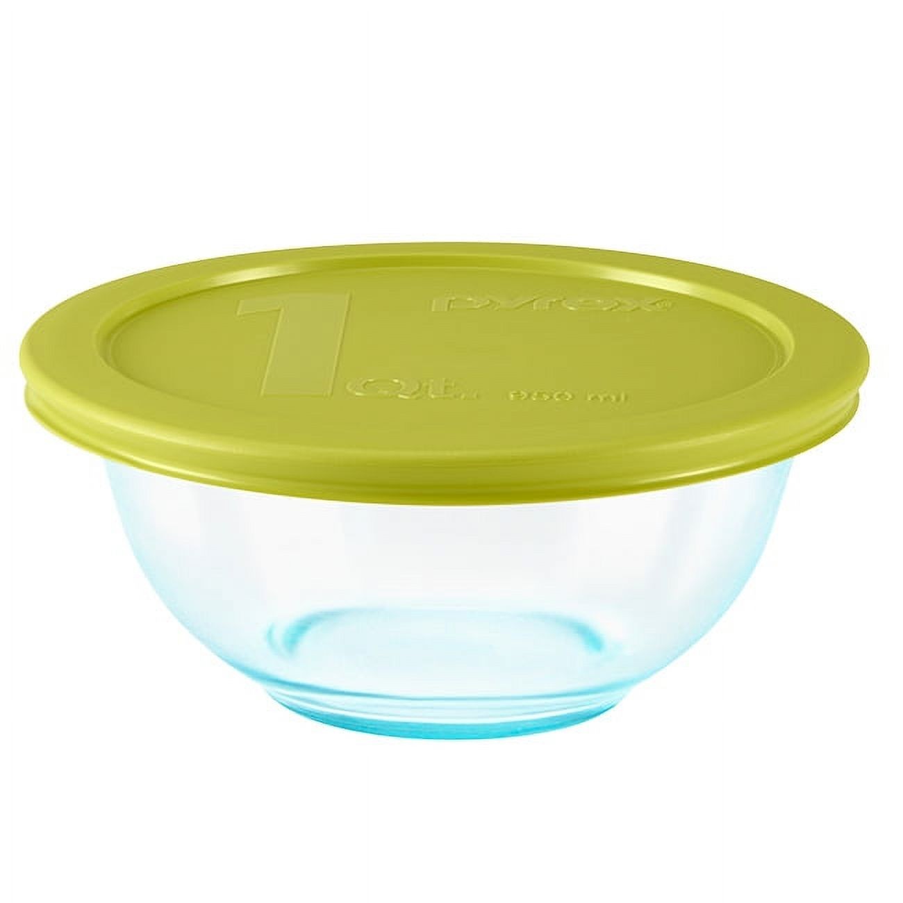 Pyrex 8 Piece Glass Mixing Bowl Set w Lids FreeShip No Import Fee!!!