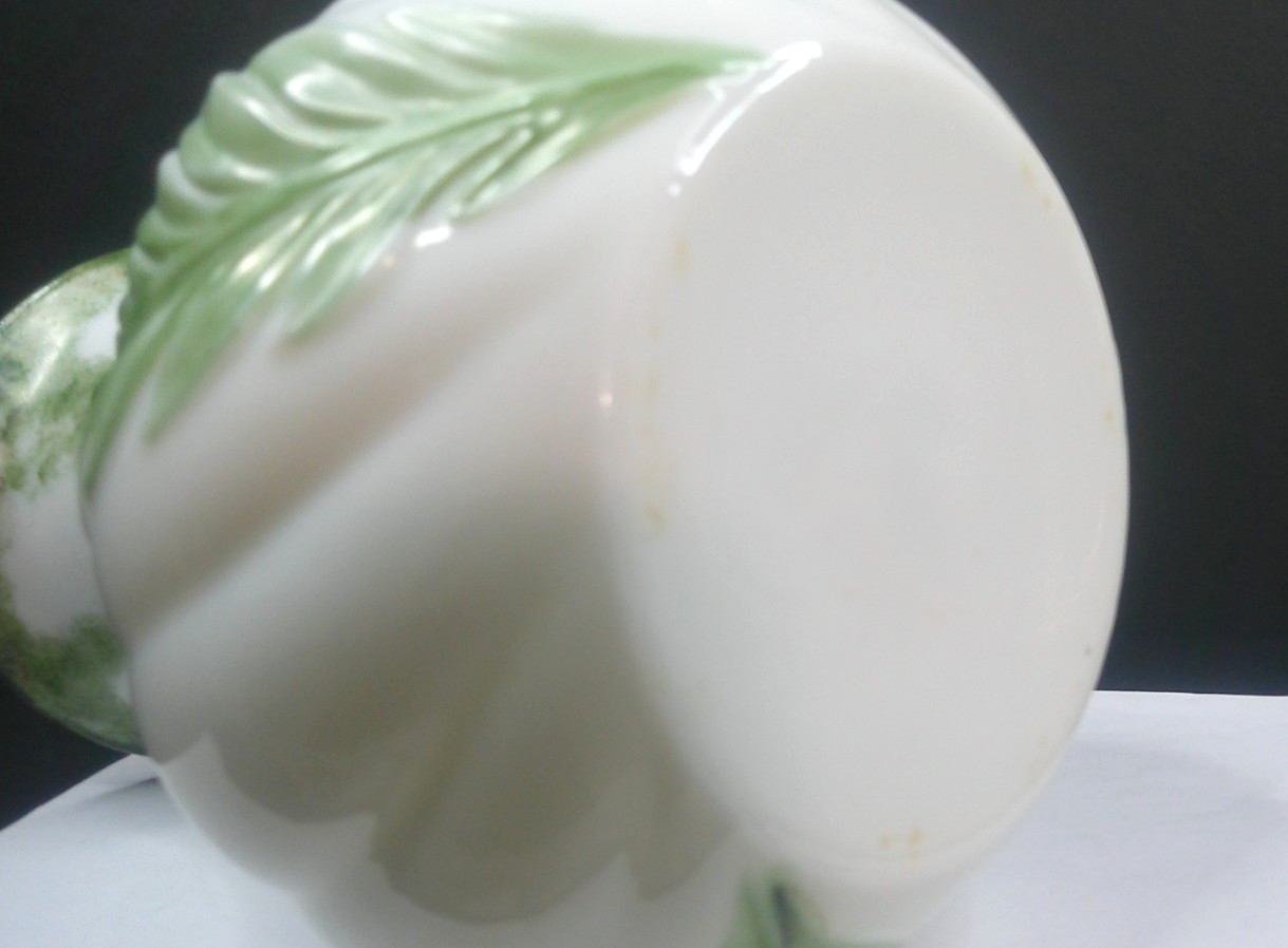 Single Leaf Swirl, Bonita Glass Co, Pitcher & Tumbler, EAPG, c1899, USA, ExCd