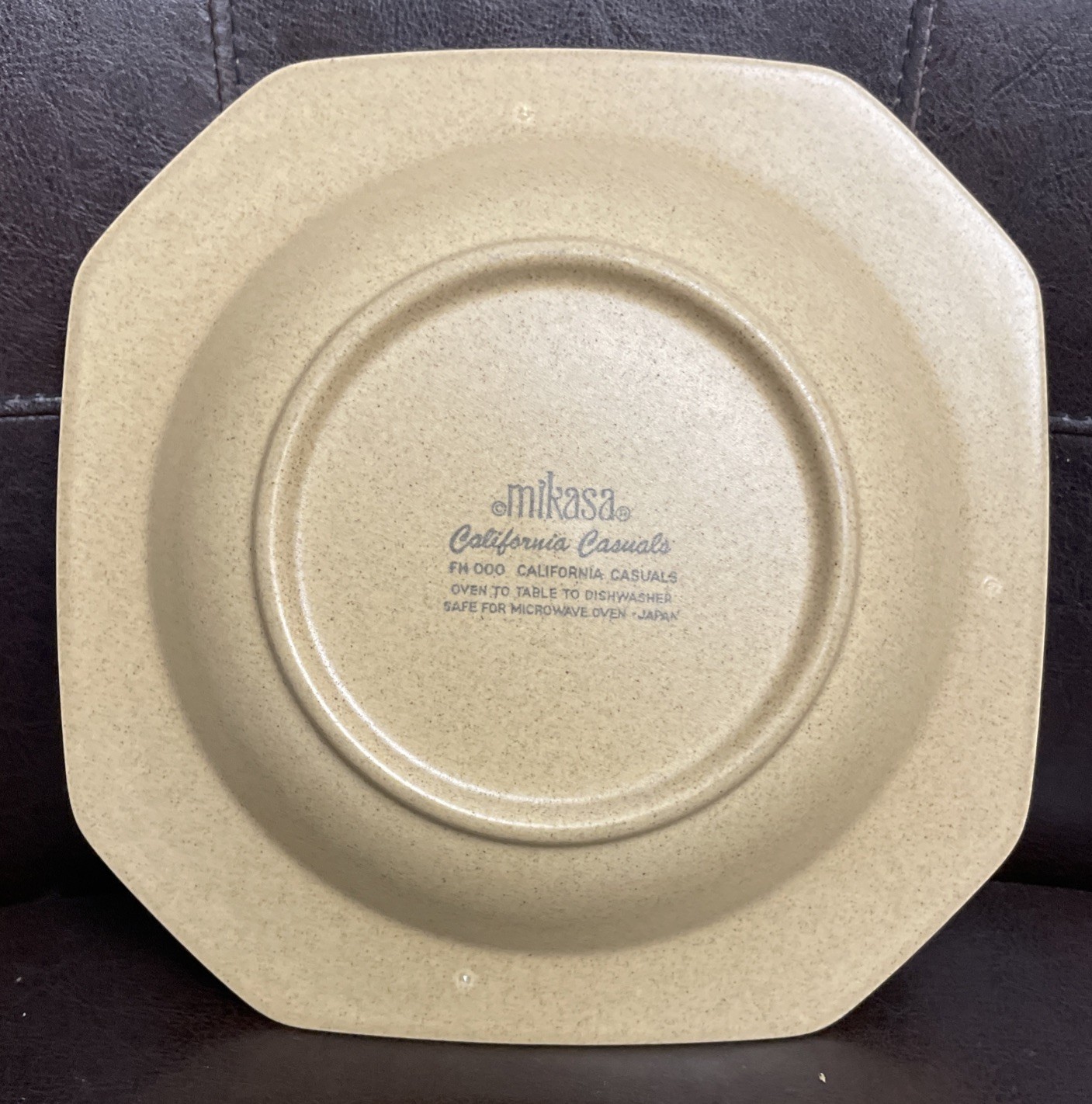 Set of 4 Mikasa CALIFORNIA CASUALS FH 000 Wide Rim Soup/Pasta Bowls 8 1/2” Japan