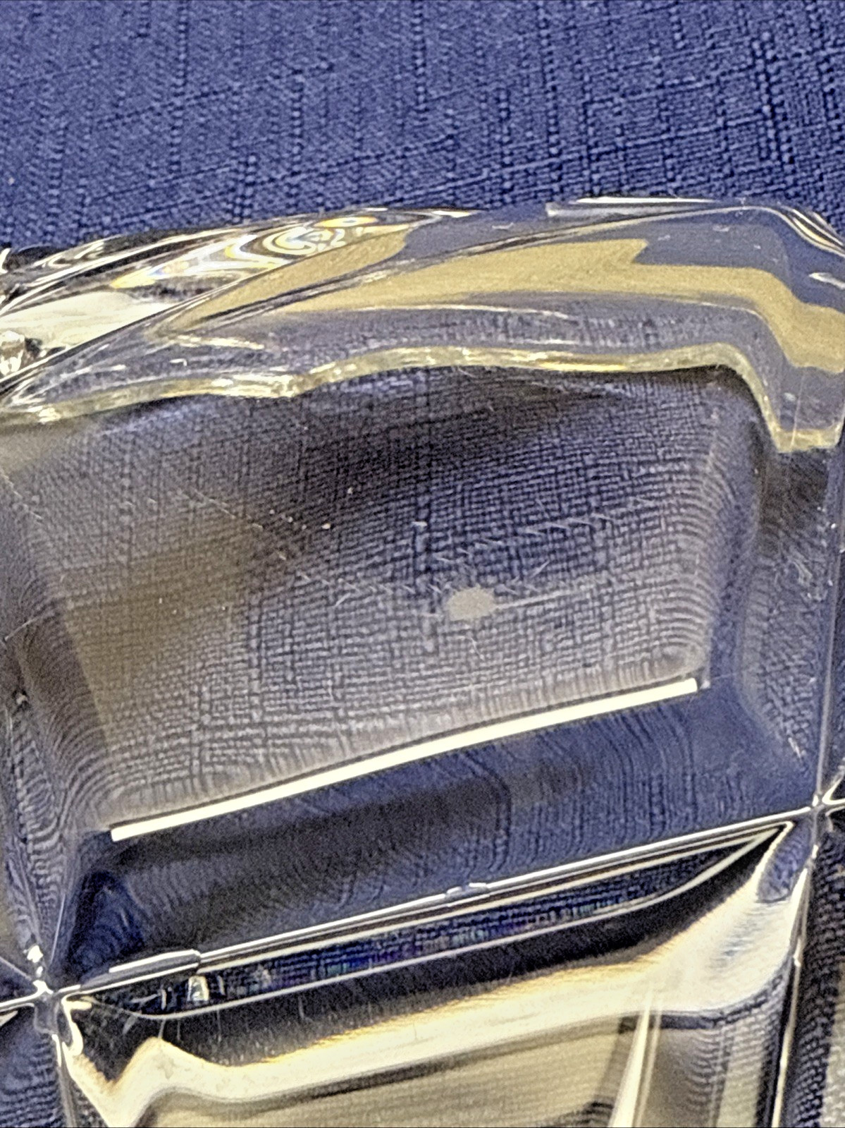 Divided Relish Platter Mikasa Crystal Roxborough Clear Glass 15″L Germany READ