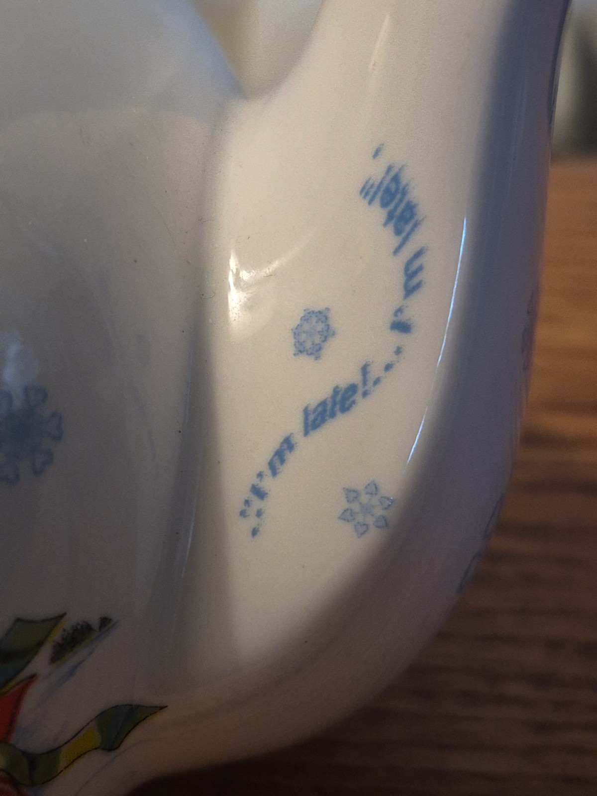 DISNEY PAUL CARDEW Teapot Alice in Winterland Designed in England