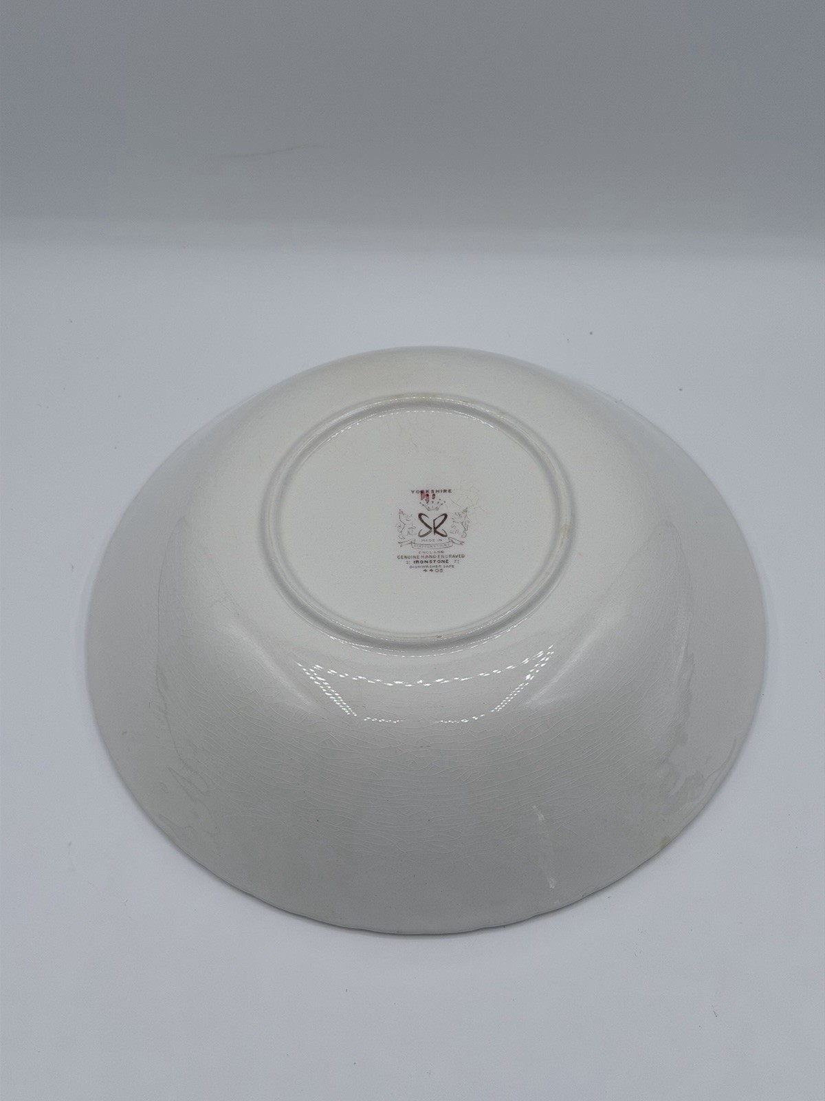 Staffordshire Ironstone Yorkshire Multicolor 9″ Round Vegetable Bowl England